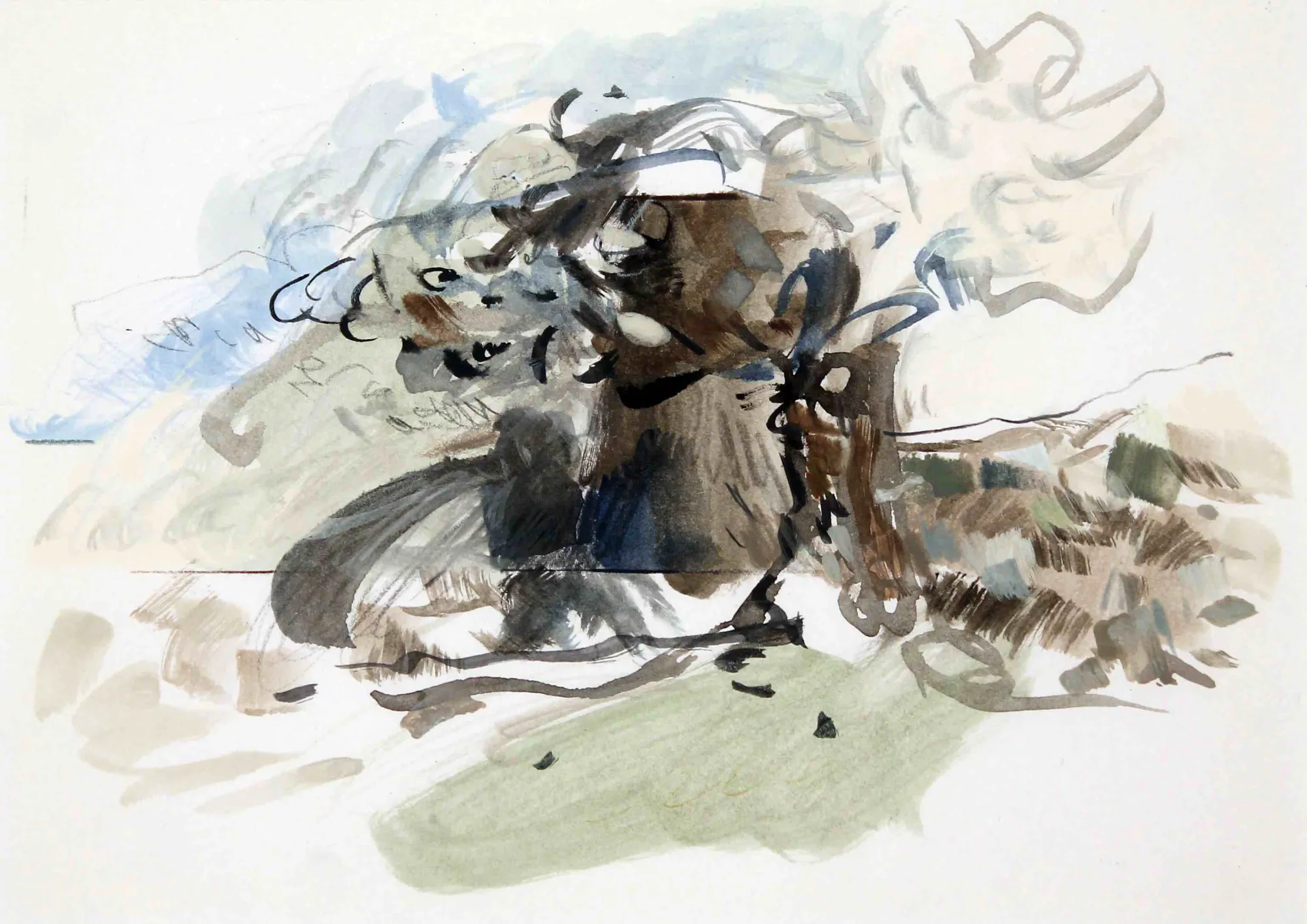 ISNESS #A6, Susana Chasse, 2024, Mixed media on paper