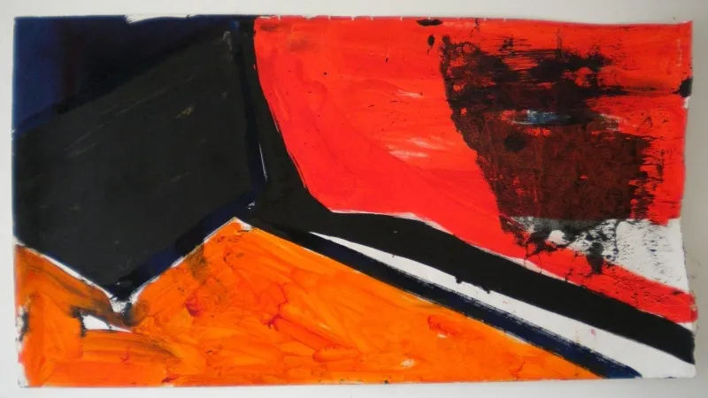 Interior VI, Ana Sério, Oil on paper