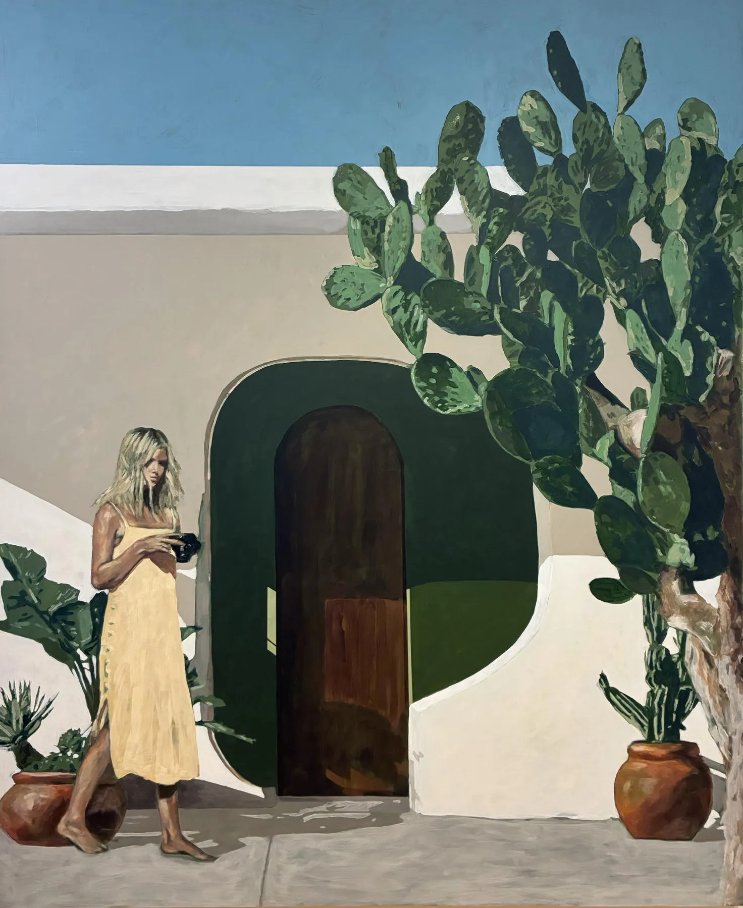 Untitled (301-02), Ana Cardoso, 2026, Acrylic and coloured pencil on MDF