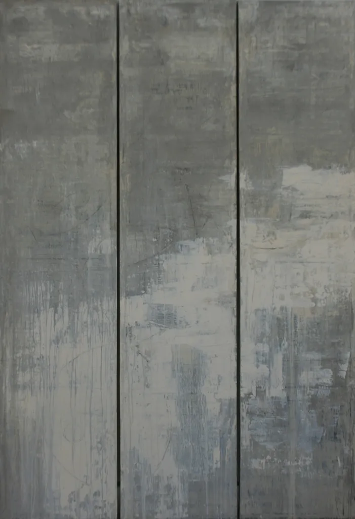 Paysage au Japon, Jean Pierre Porcher, 2012, Folding screen (painting on canvas)