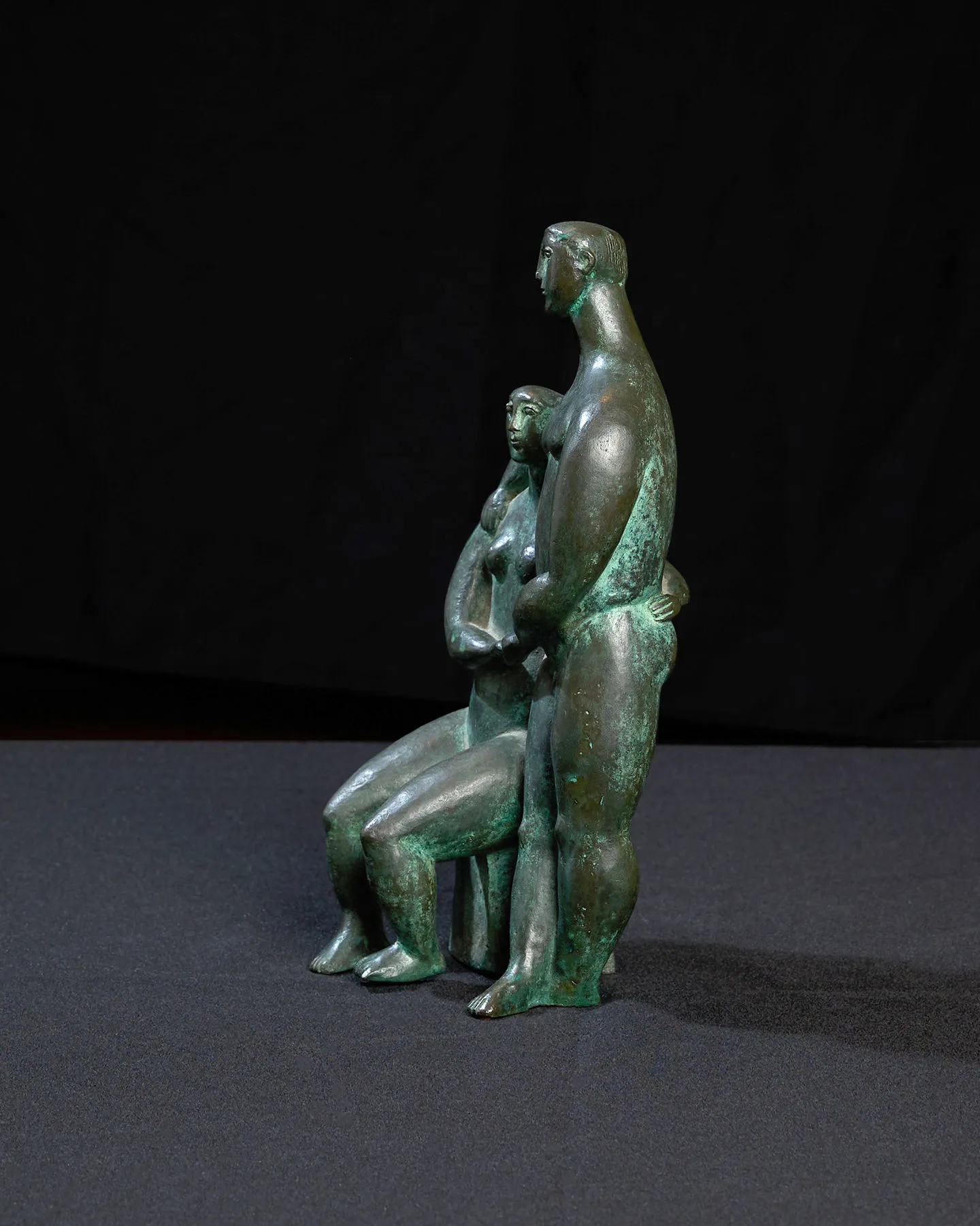 Untitled - (Casal), Jorge Vieira, Bronze sculpture
