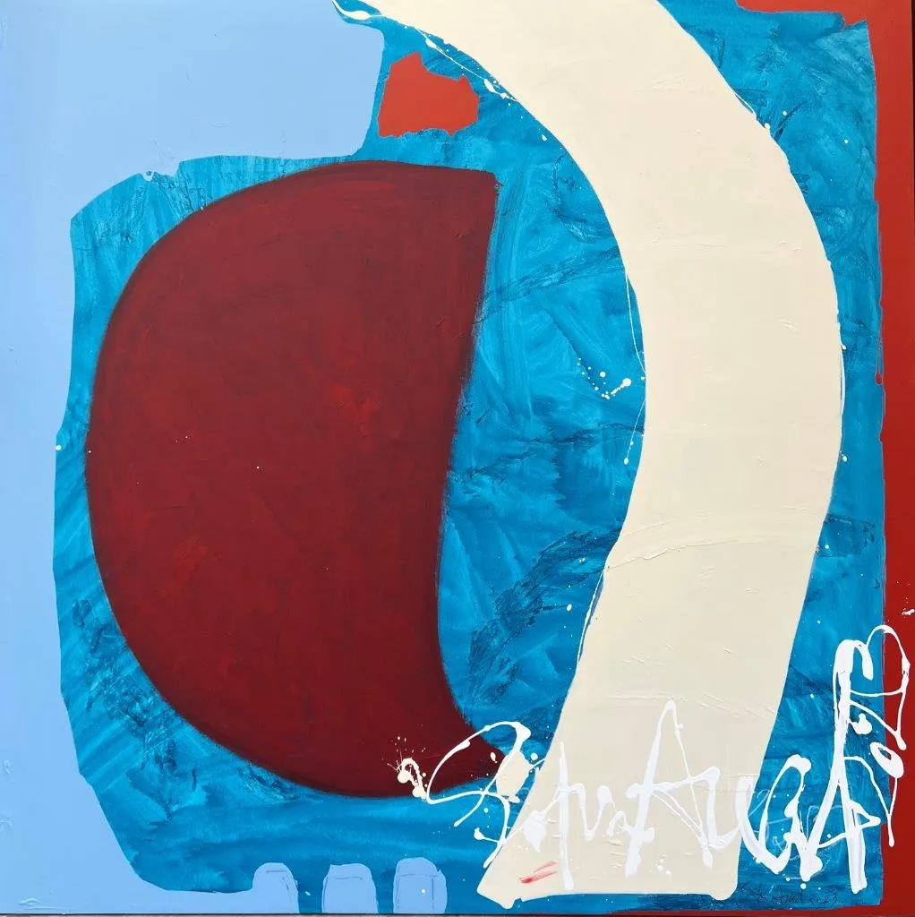 Serge Poliakoff, Sofia Areal, 2023, Acrylic on canvas