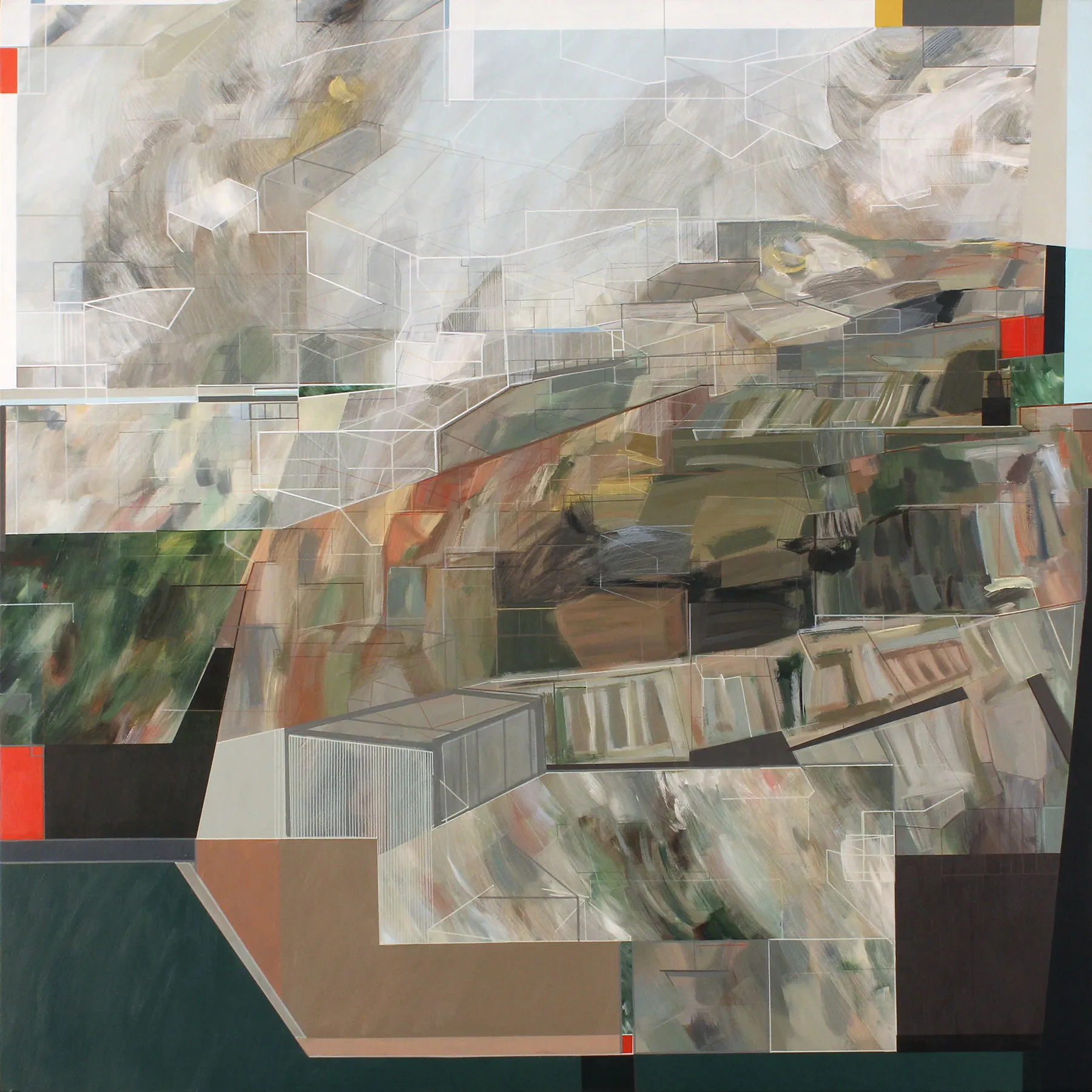 ISNESS #00, Susana Chasse, 2024, Mixed media on canvas