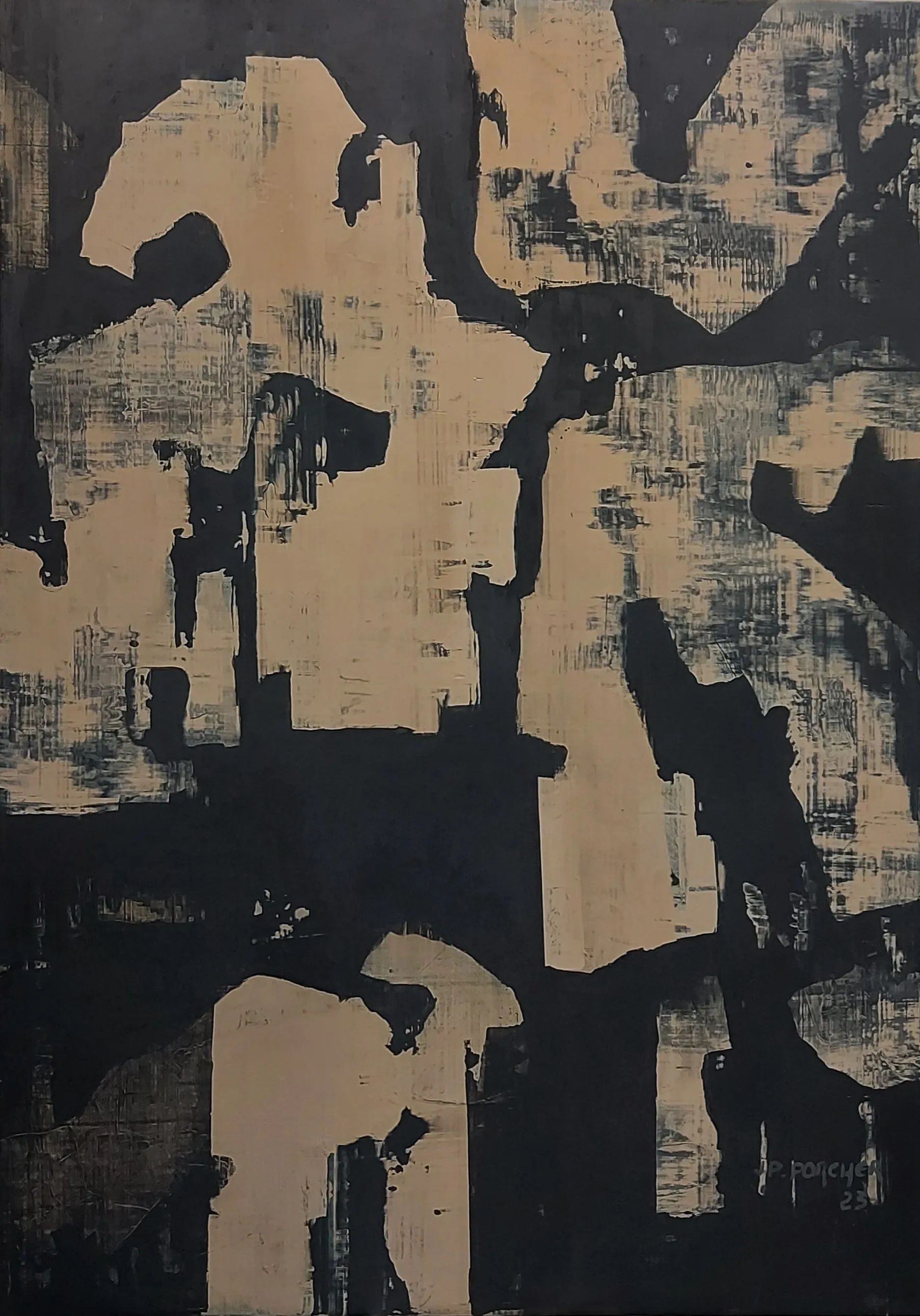 Nocturne, Jean Pierre Porcher, 2023, Acrylic on canvas