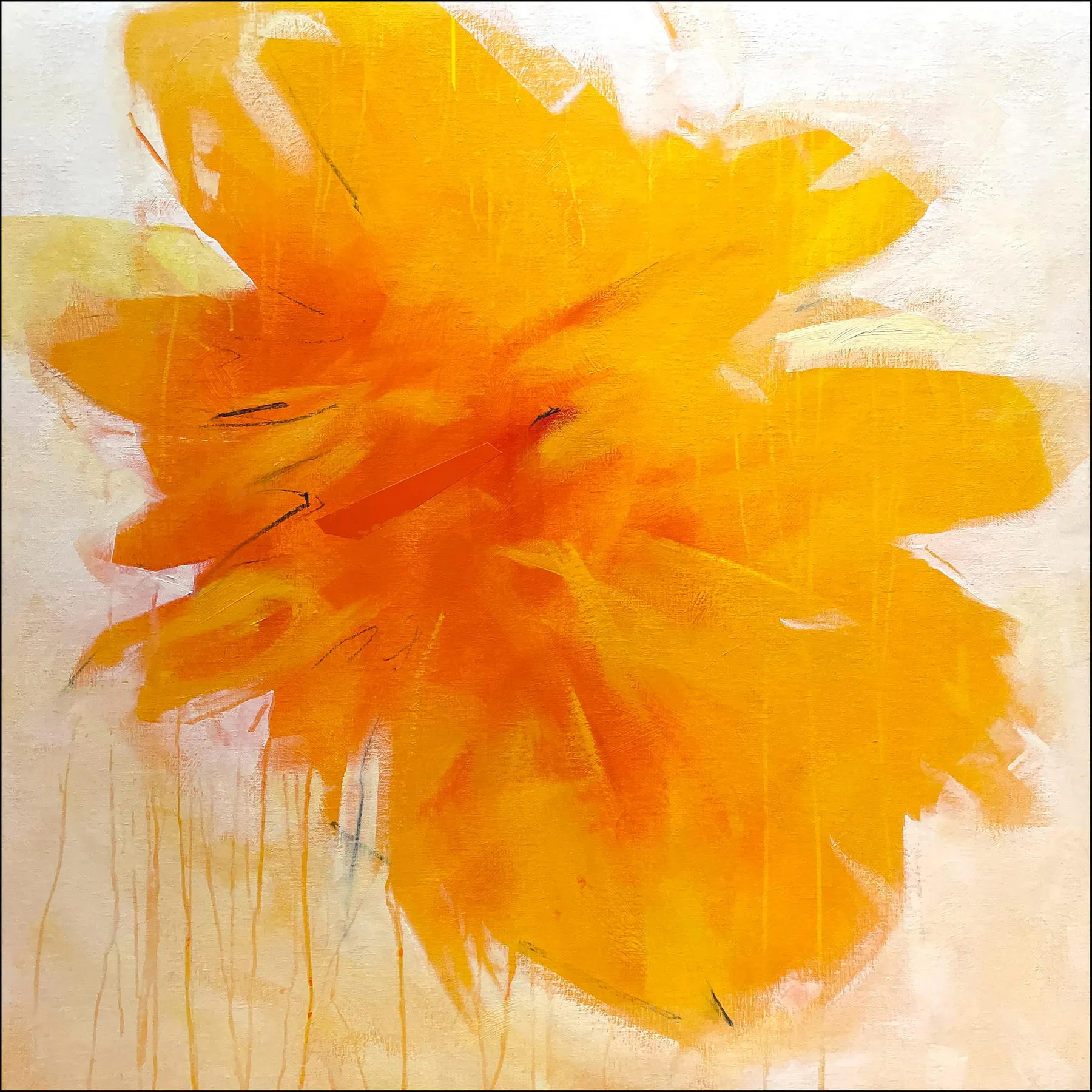 flor-flor #50, Fernando Gaspar, 2024, Acrylic on canvas
