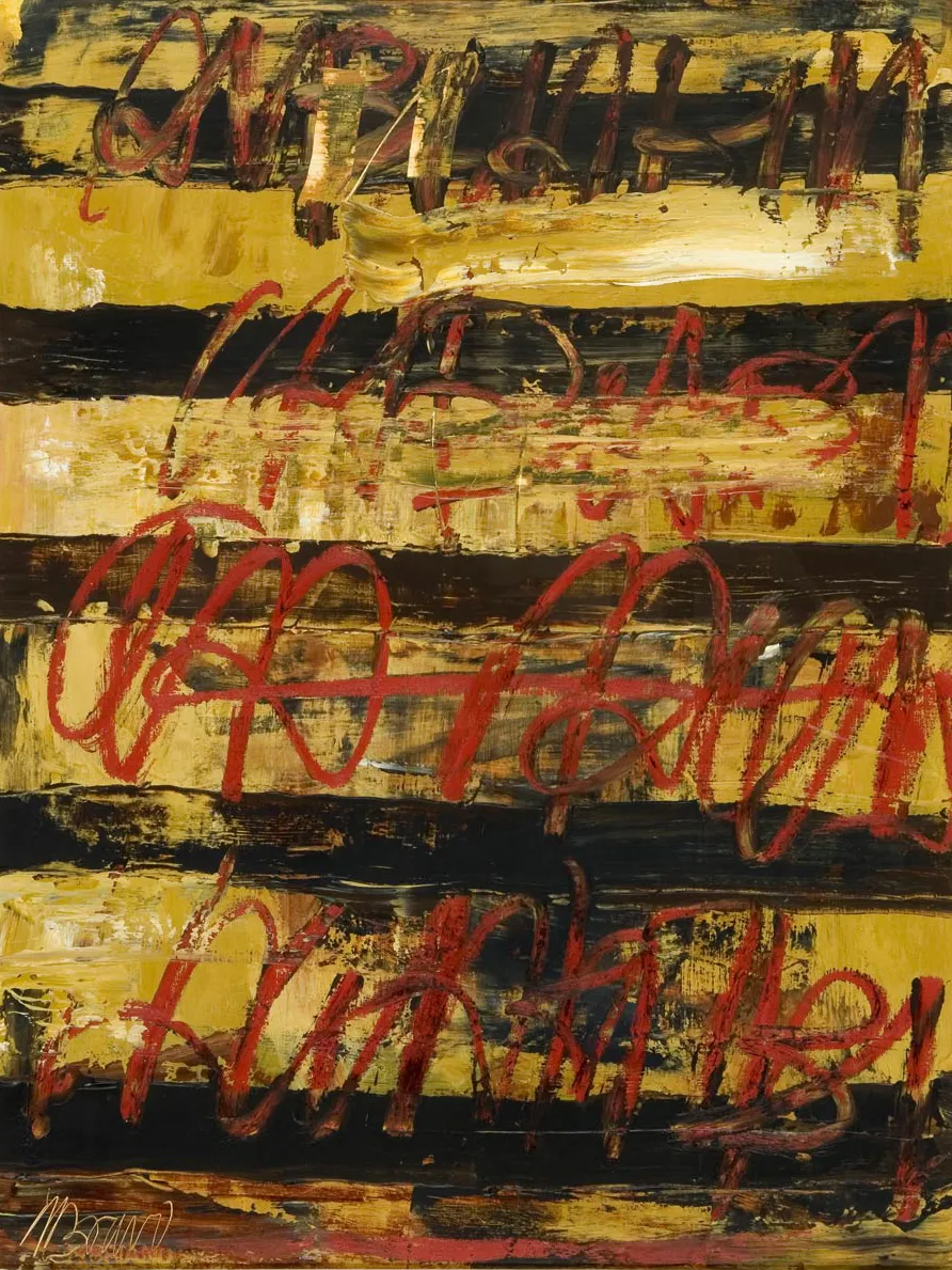 Untitled, González Bravo, 2006, Oil on cardboard