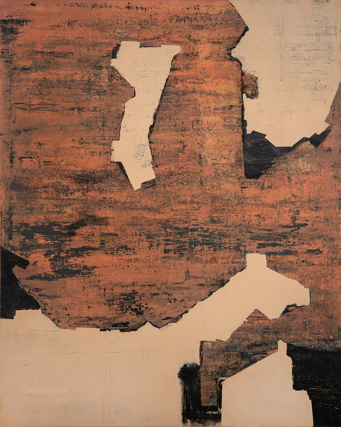 Série 2: Plénitude, Jean Pierre Porcher, 2026, Acrylic on canvas
