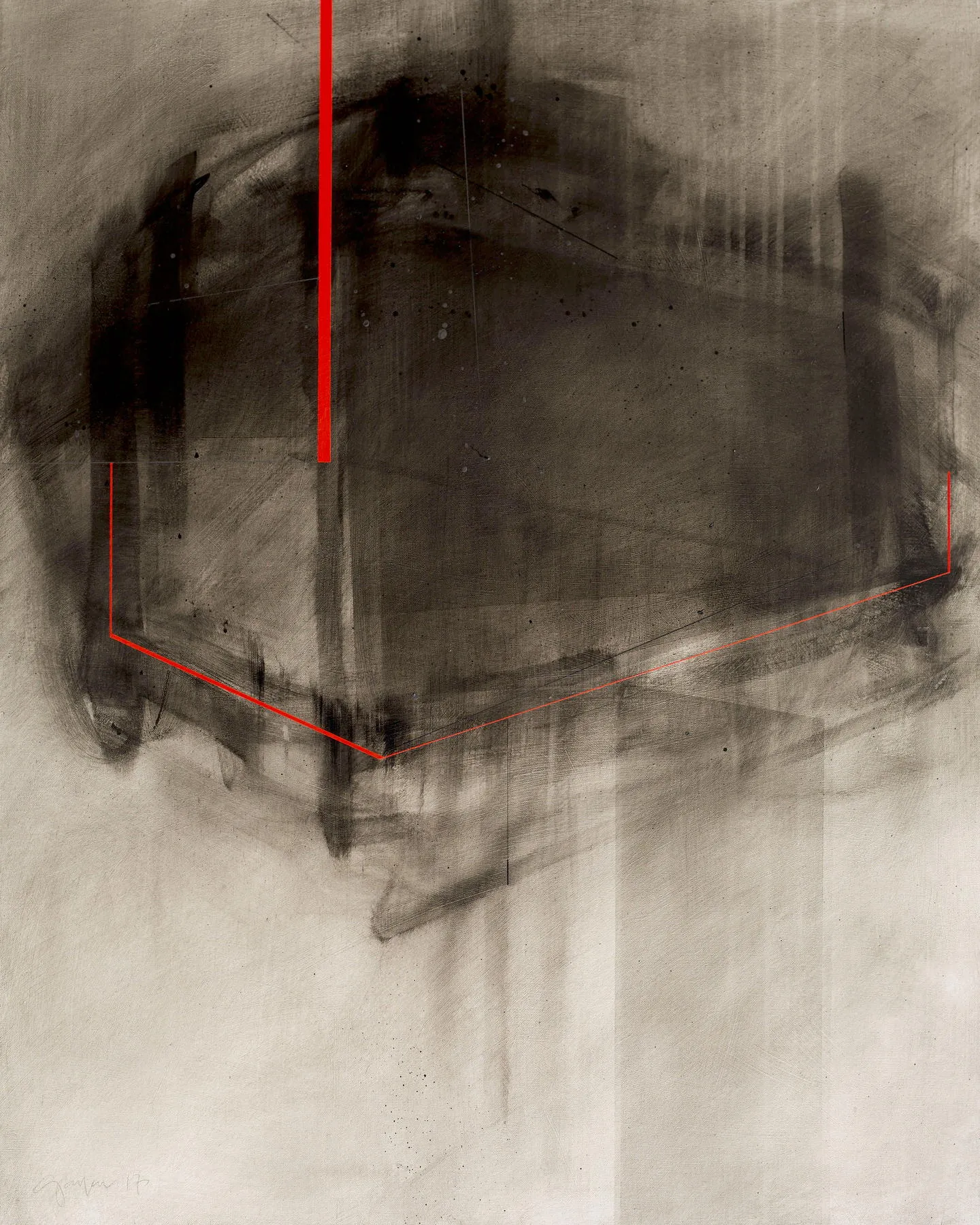 Separated Land #69, Fernando Gaspar, 2017, Acrylic on canvas