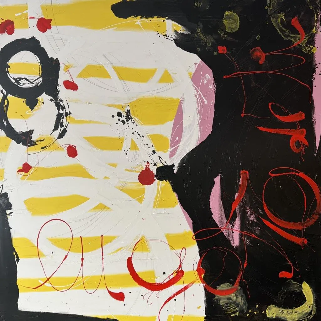 Gosto de ti, Sofia Areal, 2021, Acrylic on canvas