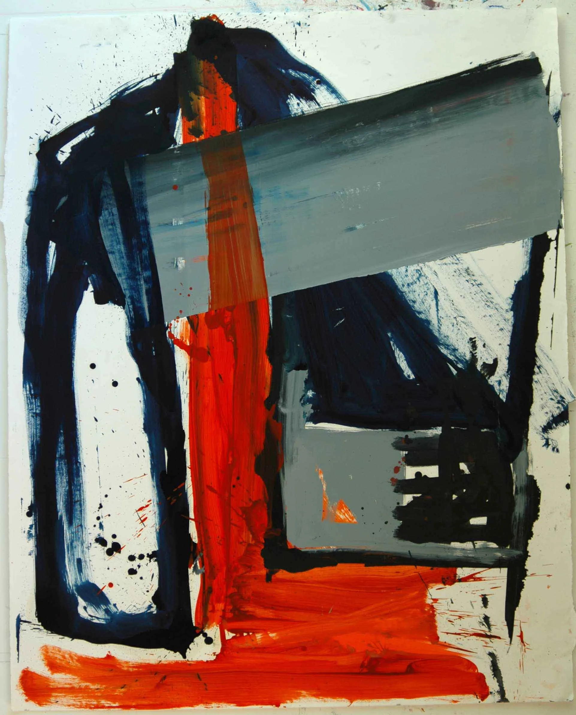 Organum I, Ana Sério, 2009, Oil on paper