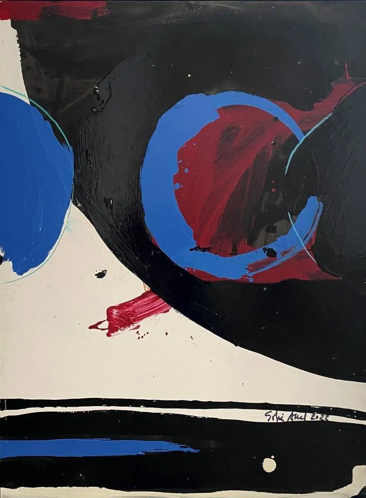 Curva do Nilo, Sofia Areal, 2022, Mixed media on cardboard