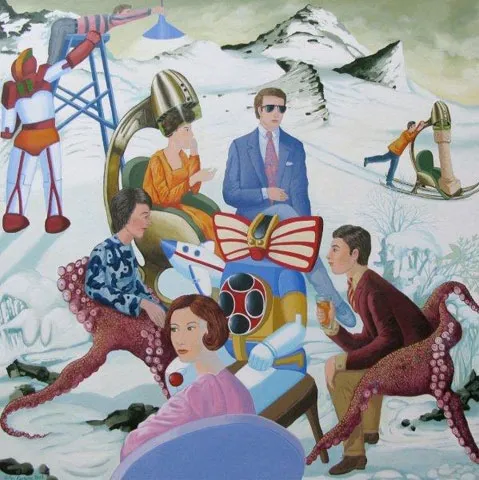 Estão todos envolvidos no rapto do Padrão!, Carlos Carreiro, 2007, Acrylic on canvas