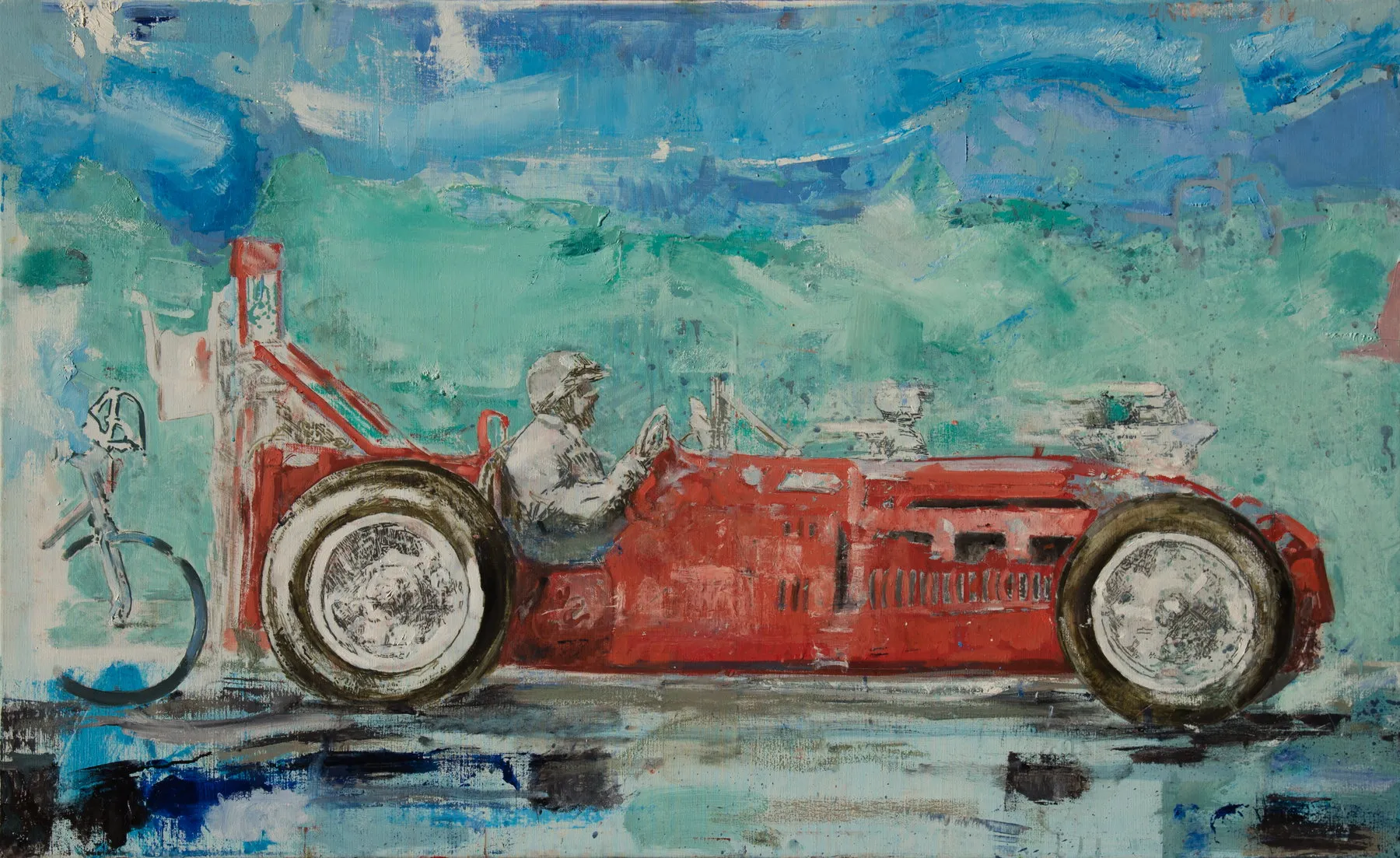 Untitled (174-07), João Cristóvão, 2016, Oil on canvas
