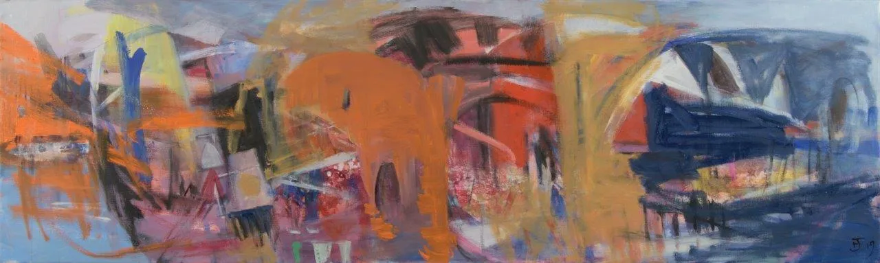 Magic of the real, Deolinda Fonseca, 2019, Oil on canvas