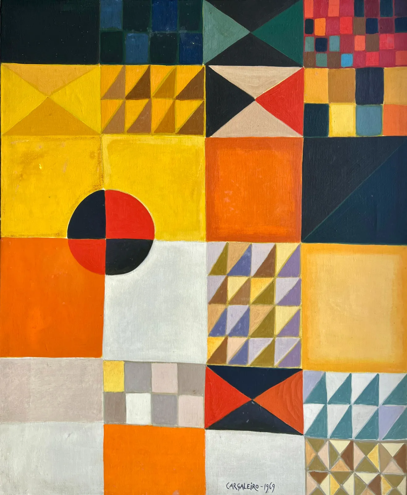 Untitled, Manuel Cargaleiro, 1969, Oil on canvas