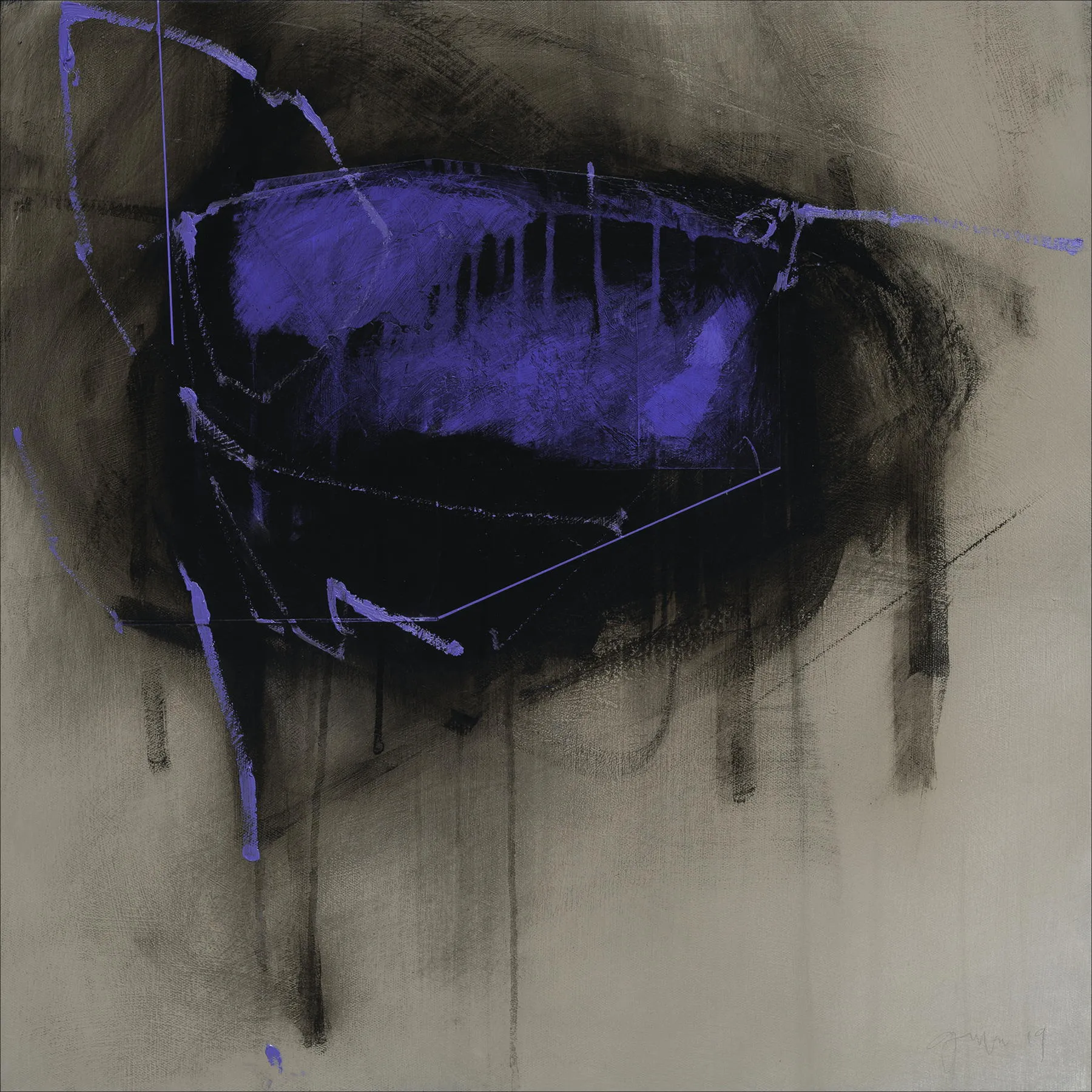 SL #82, Fernando Gaspar, 2019, Mixed media on canvas