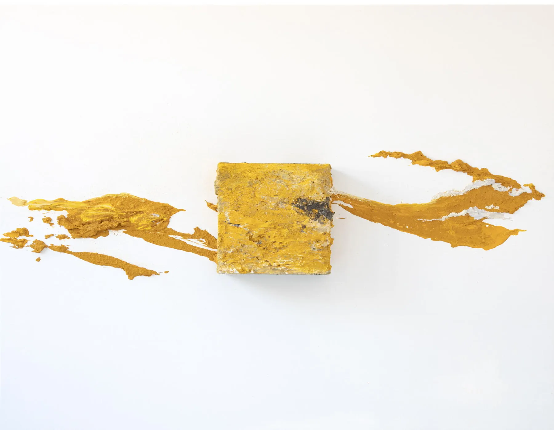 Materias Pictóricas en Transformación, Alberto Reguera, 2021, Mixed media on canvas