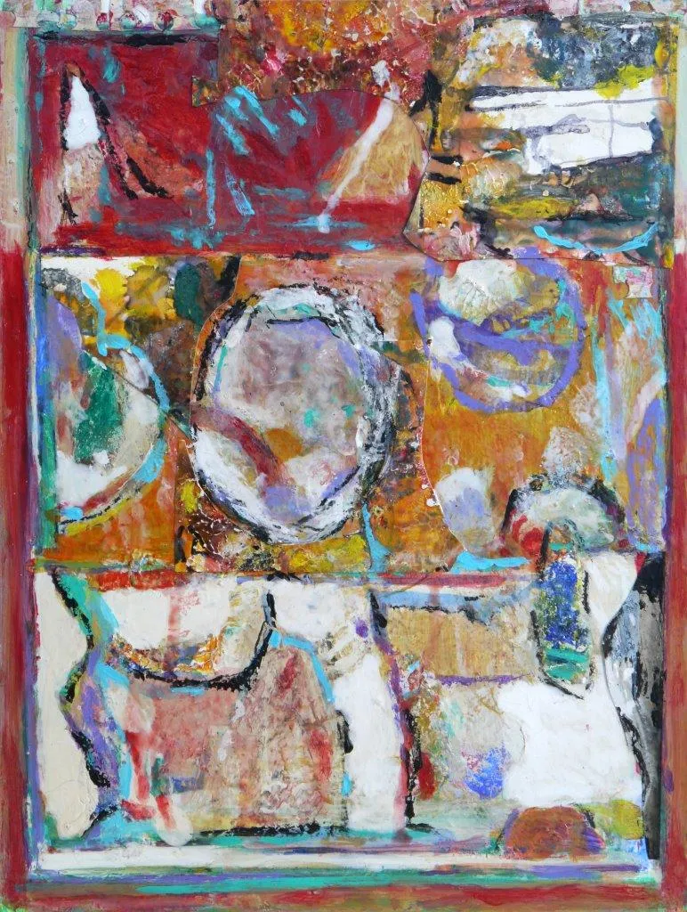 Untitled (221-23), Luís Rodrigues, 2019, Acrylic on paper