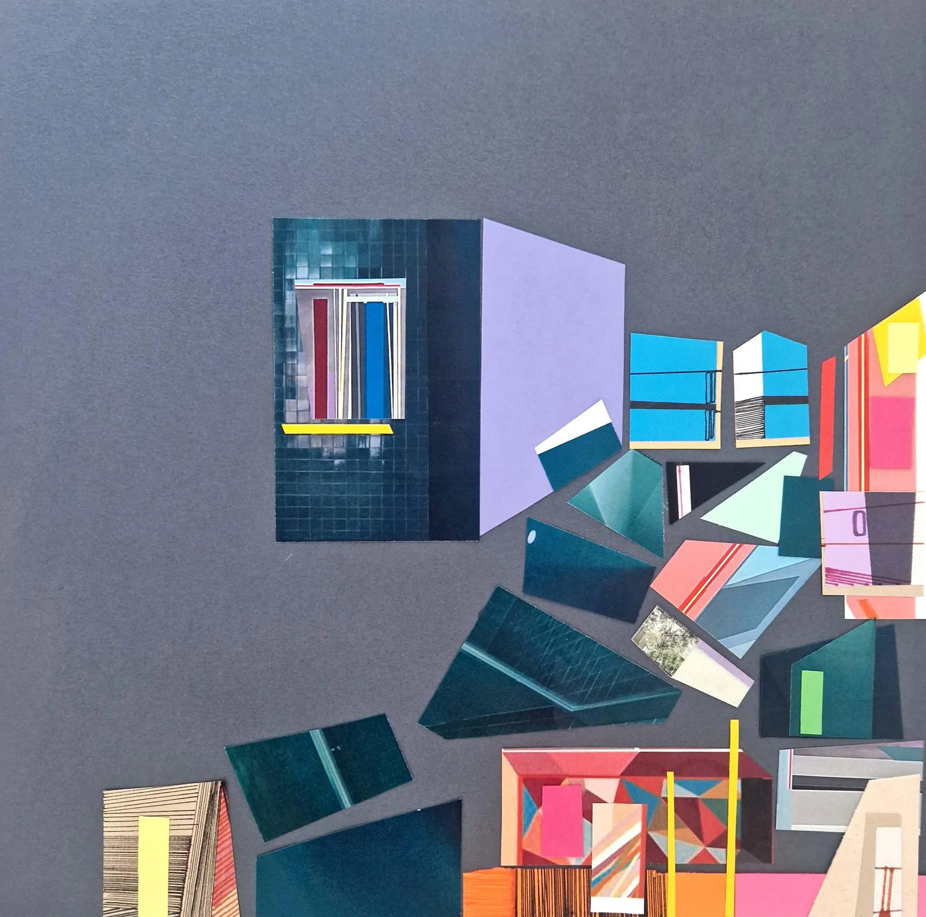 Small guide for constructors #2, Ana Pais Oliveira, 2023, Mixed media on card