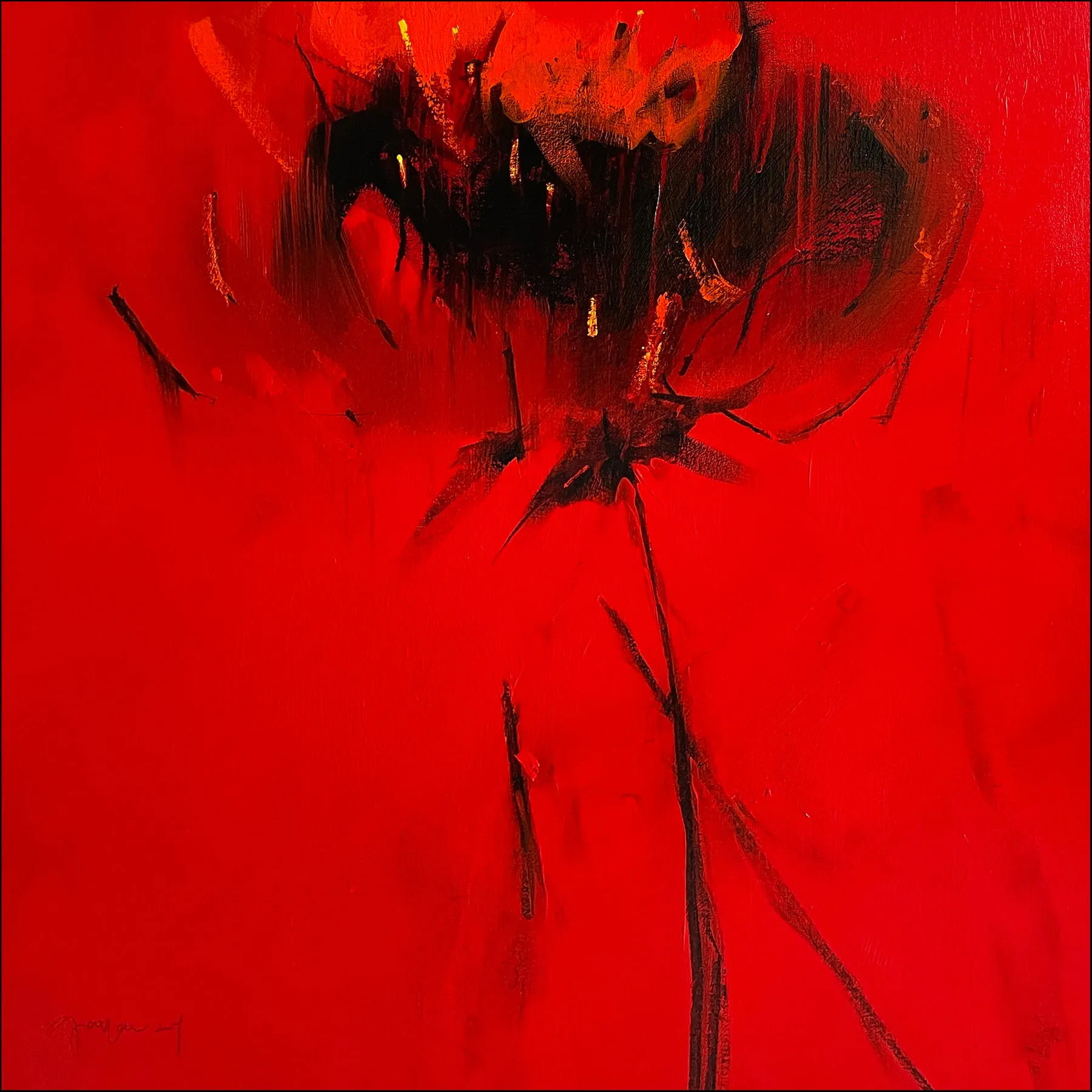 flor-flor #34, Fernando Gaspar, 2024, Acrylic on canvas