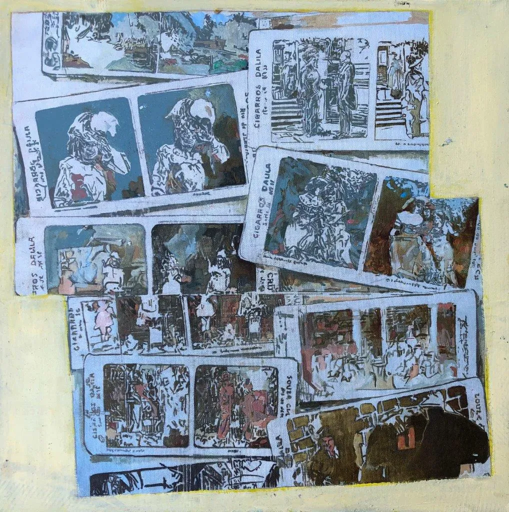 Untitled (223-26), João Cristóvão, 2020, Oil on canvas