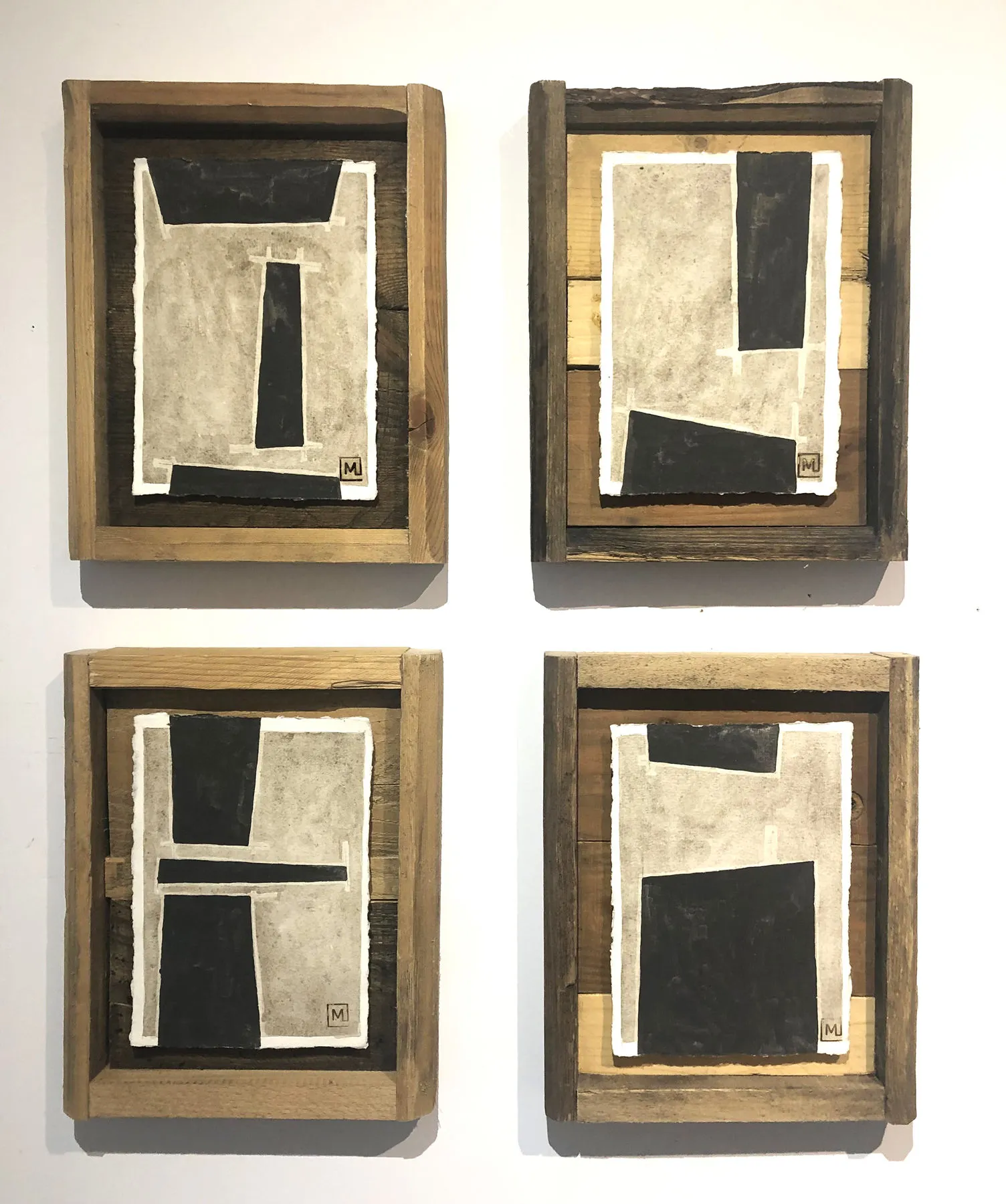 Série Herencia (262-51), Gustavo Mendez-Lizka, 2018, Mixed media on paper and wood