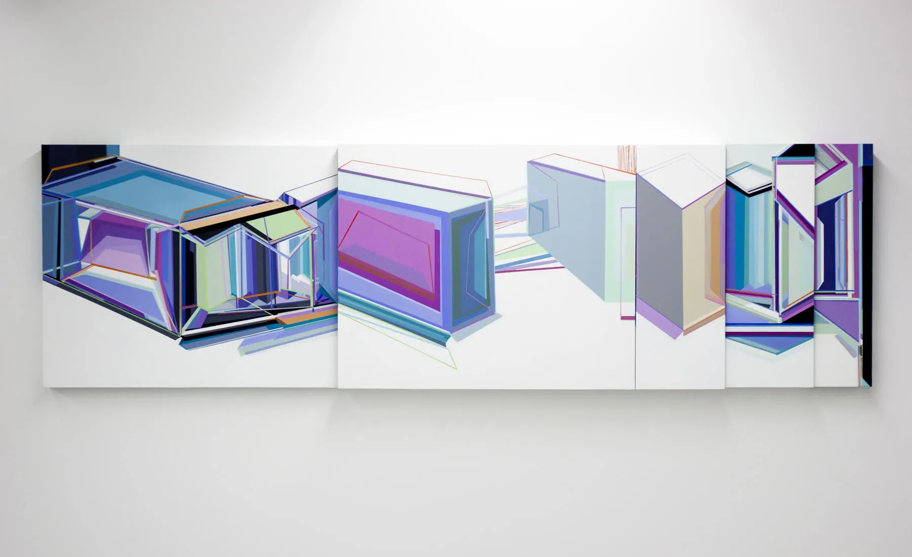 Solução de habitação #8, Ana Pais Oliveira, 2016, Acrylic on canvas