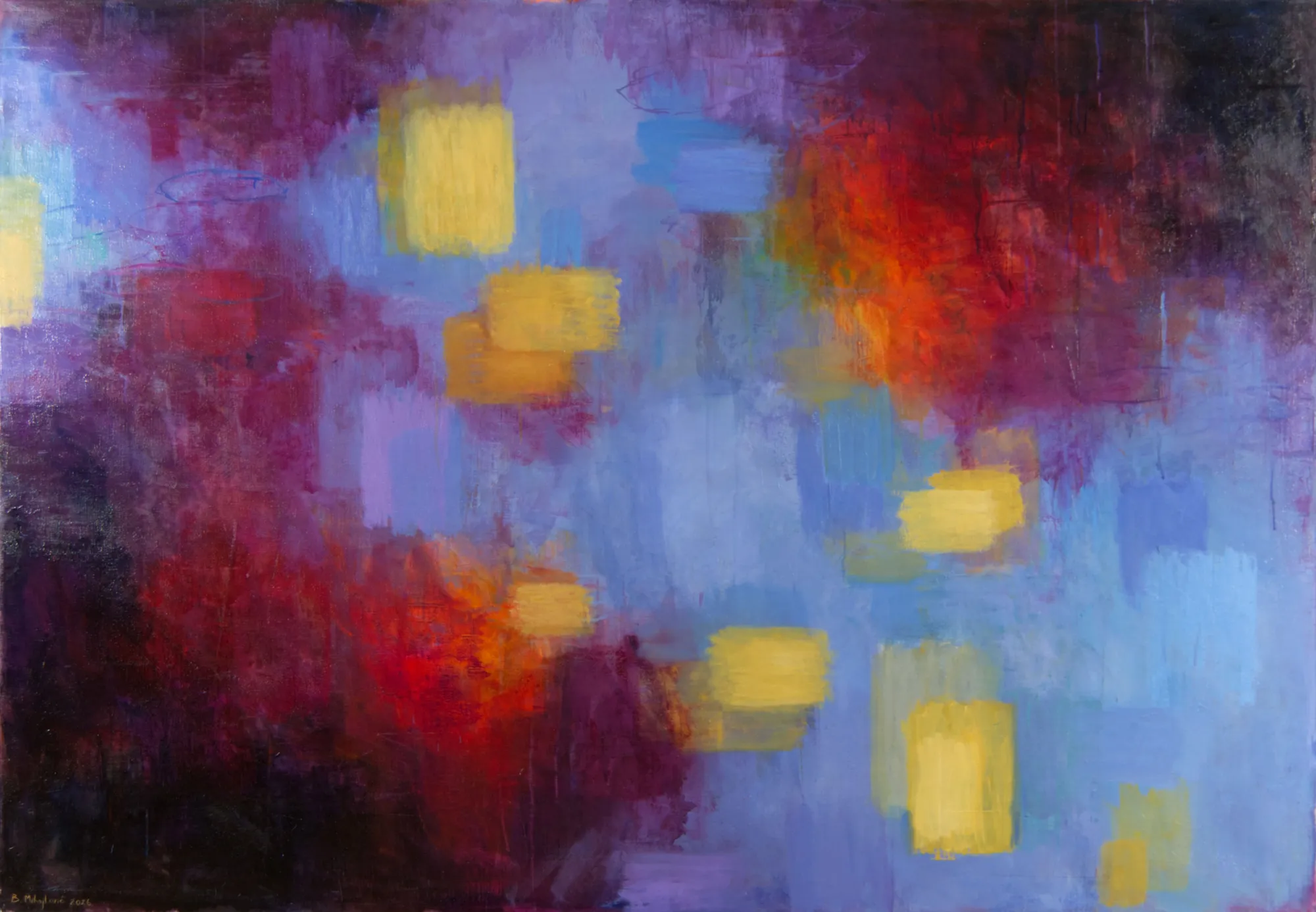 A.P.26-704, Branislav Mihajlović, 2026, Oil on canvas