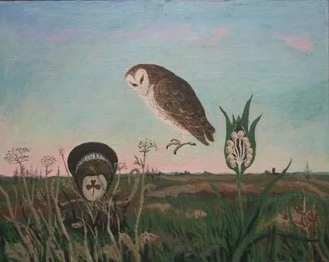 The dead season, Terence Tarsnane, 1973, Acrylic on canvas