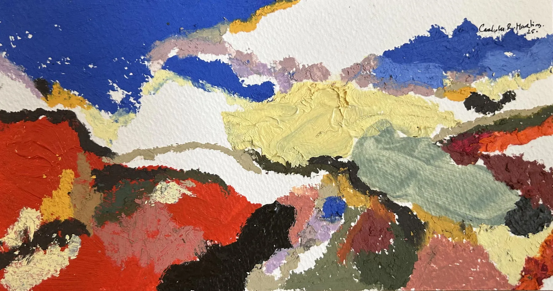 Untitled (293-26), Carlota Roque Martins, 2026, Mixed media on paper
