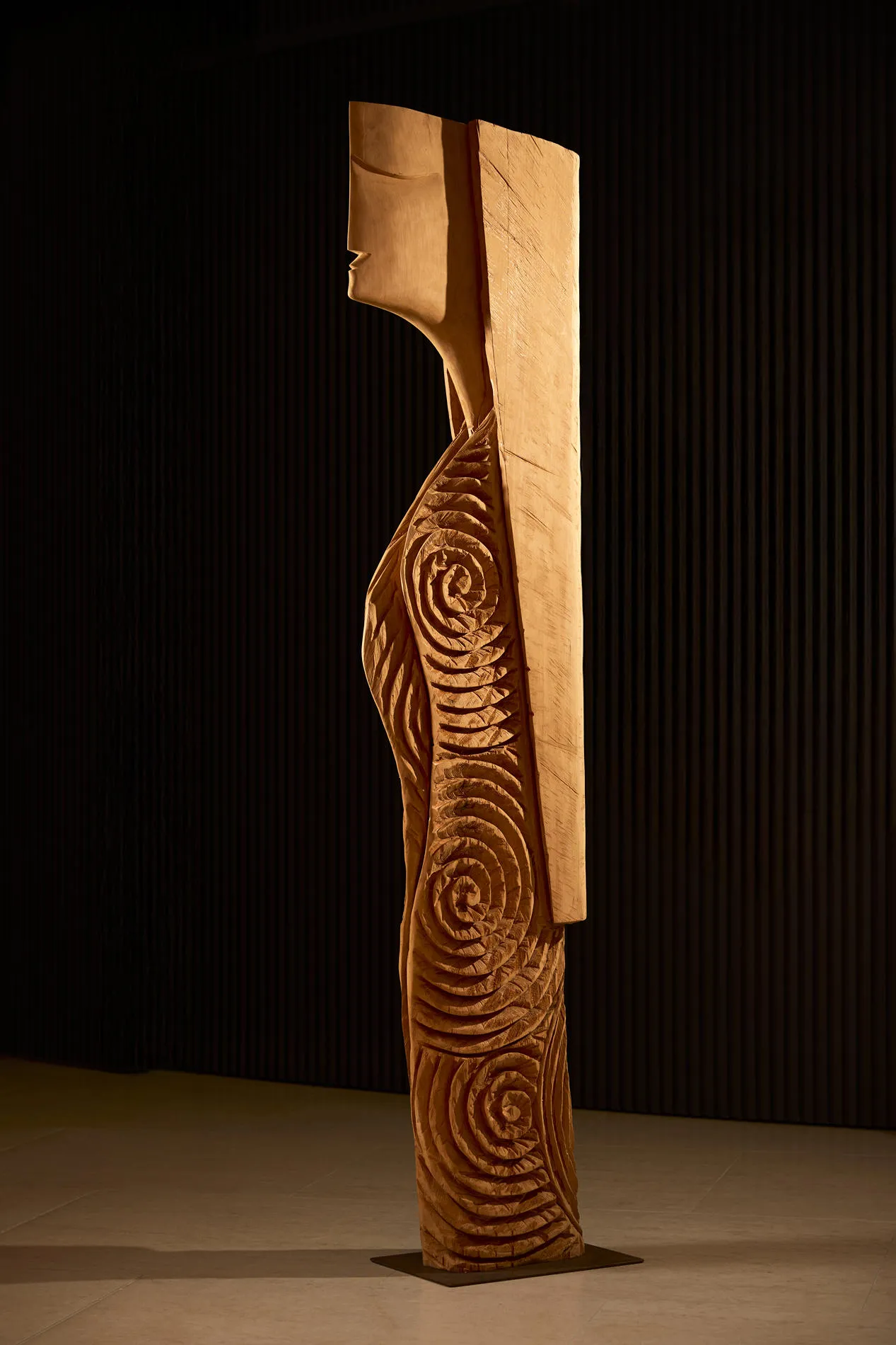 Série Caminho dos Santos (AM#1), Paulo Neves, 2023, Madeira de cedro