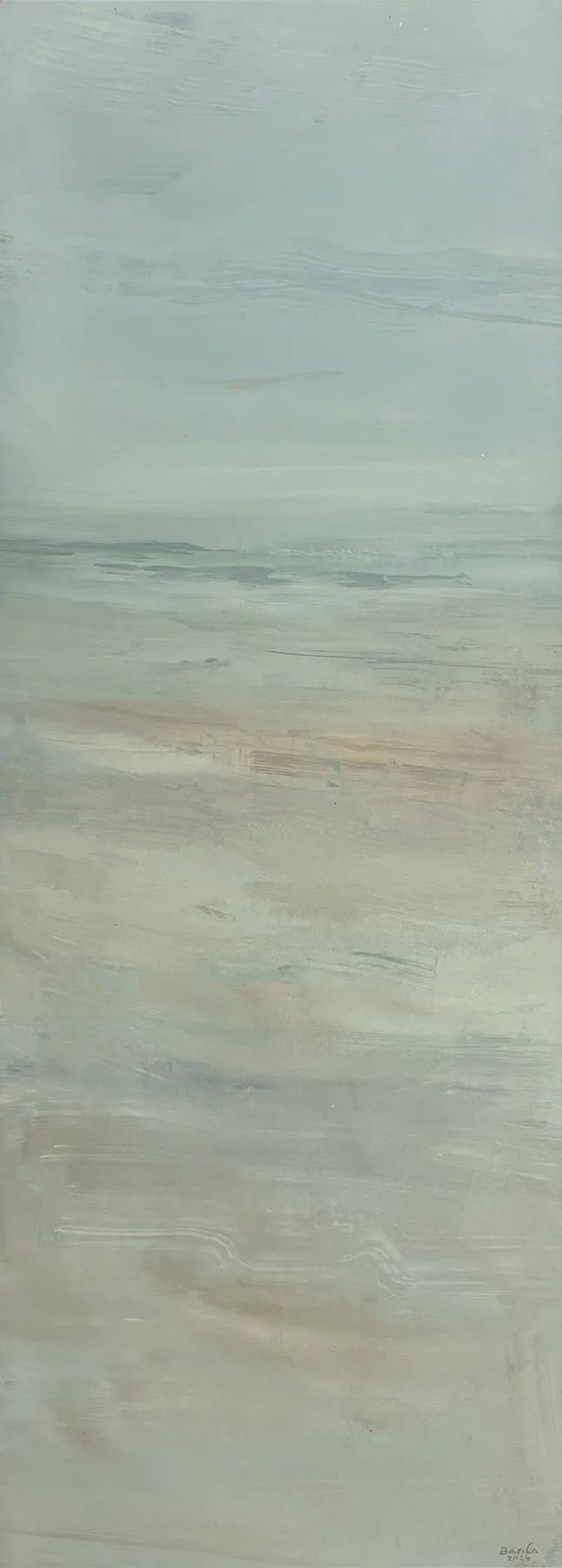 Untitled (282-09), Paulo Barreiros Cardoso, 2024, Oil on paper on aluminium