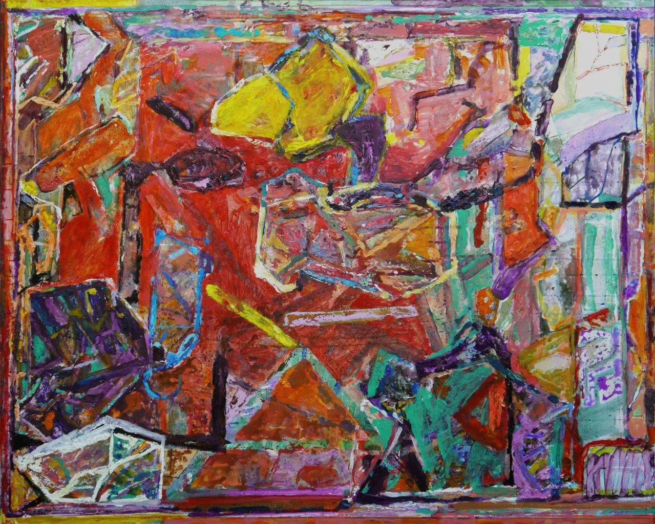 Untitled (221-12), Luís Rodrigues, 2020, Acrylic on canvas