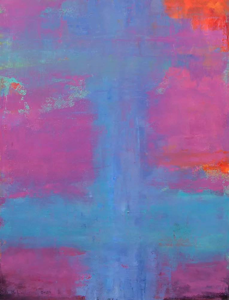 A.P.24-637, Branislav Mihajlović, 2024, Oil on canvas (triptych)