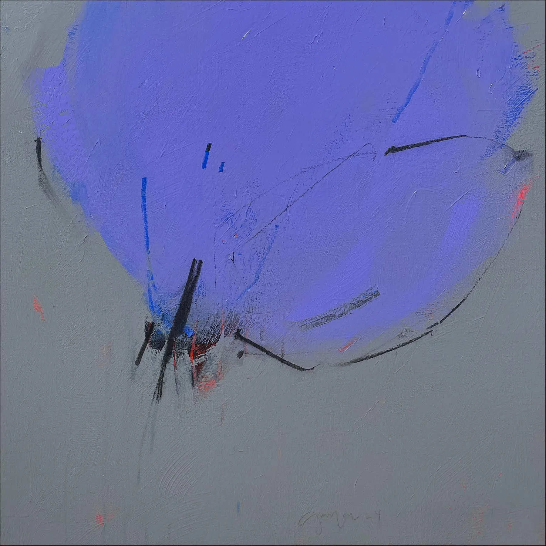 flor-flor #45, Fernando Gaspar, 2024, Acrylic on canvas