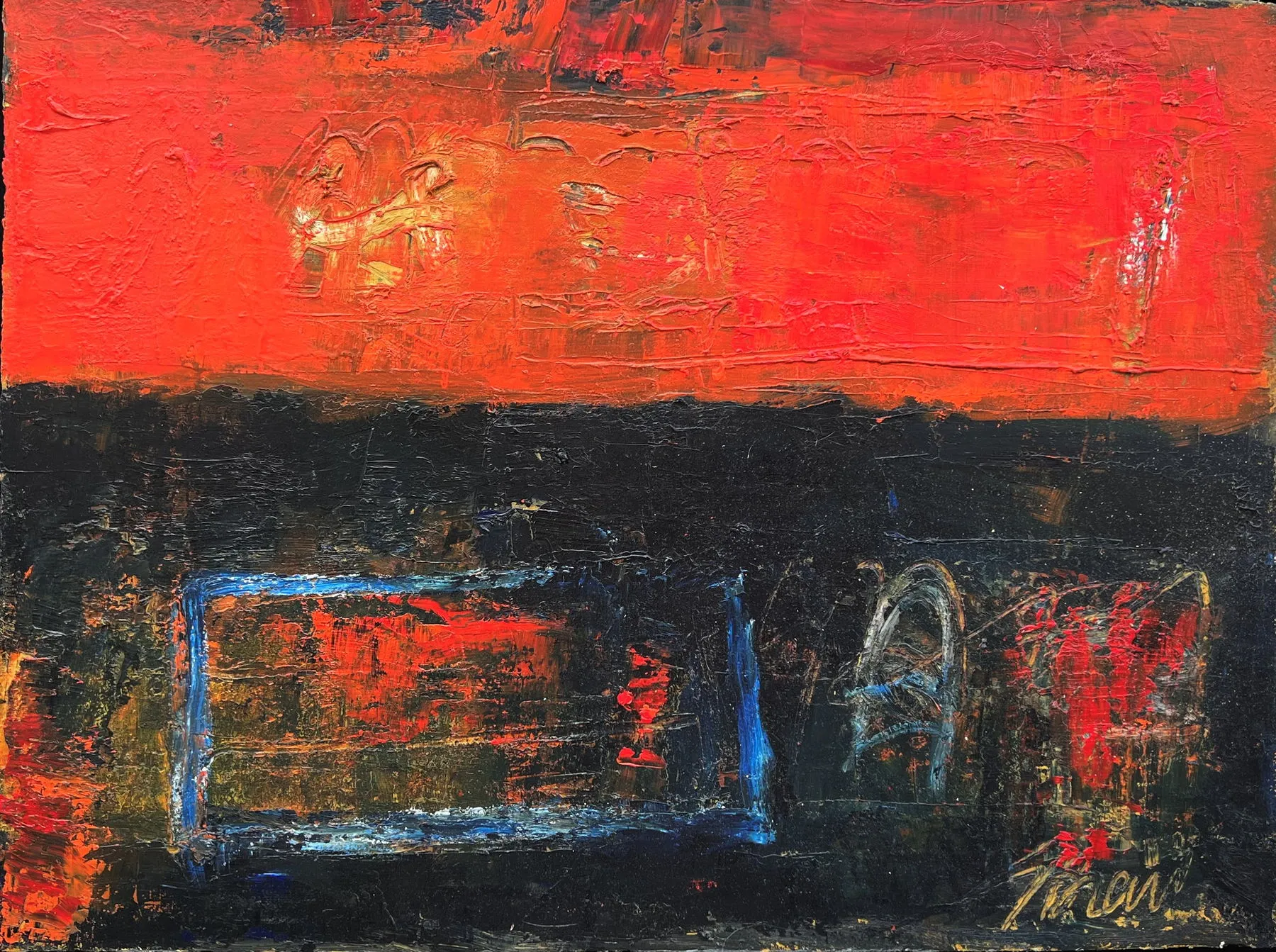 Untitled (249-12), González Bravo, 2022, Oil on canvas