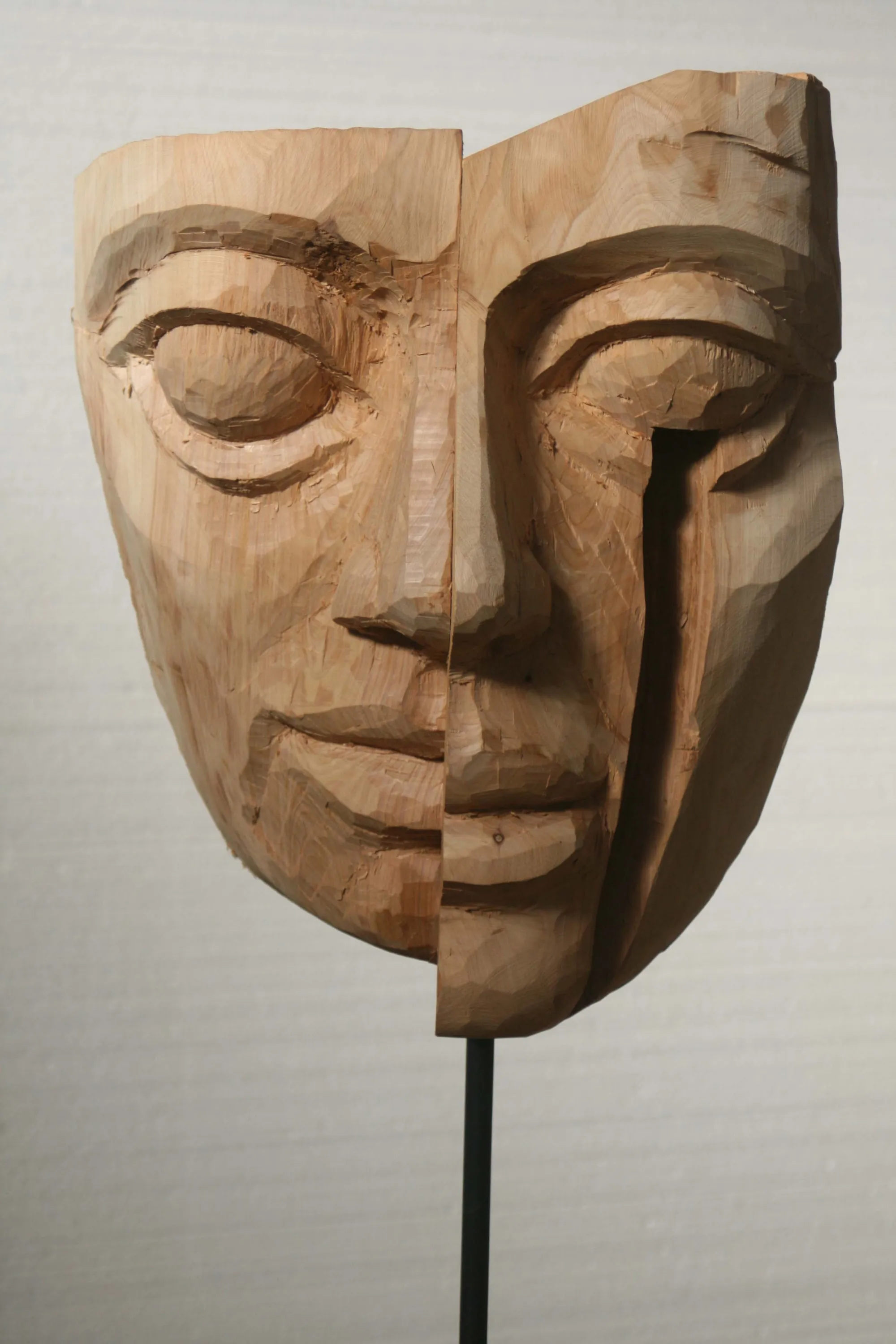 Dupla Face I, Nogueira Lopes, 2013, Cedar wood