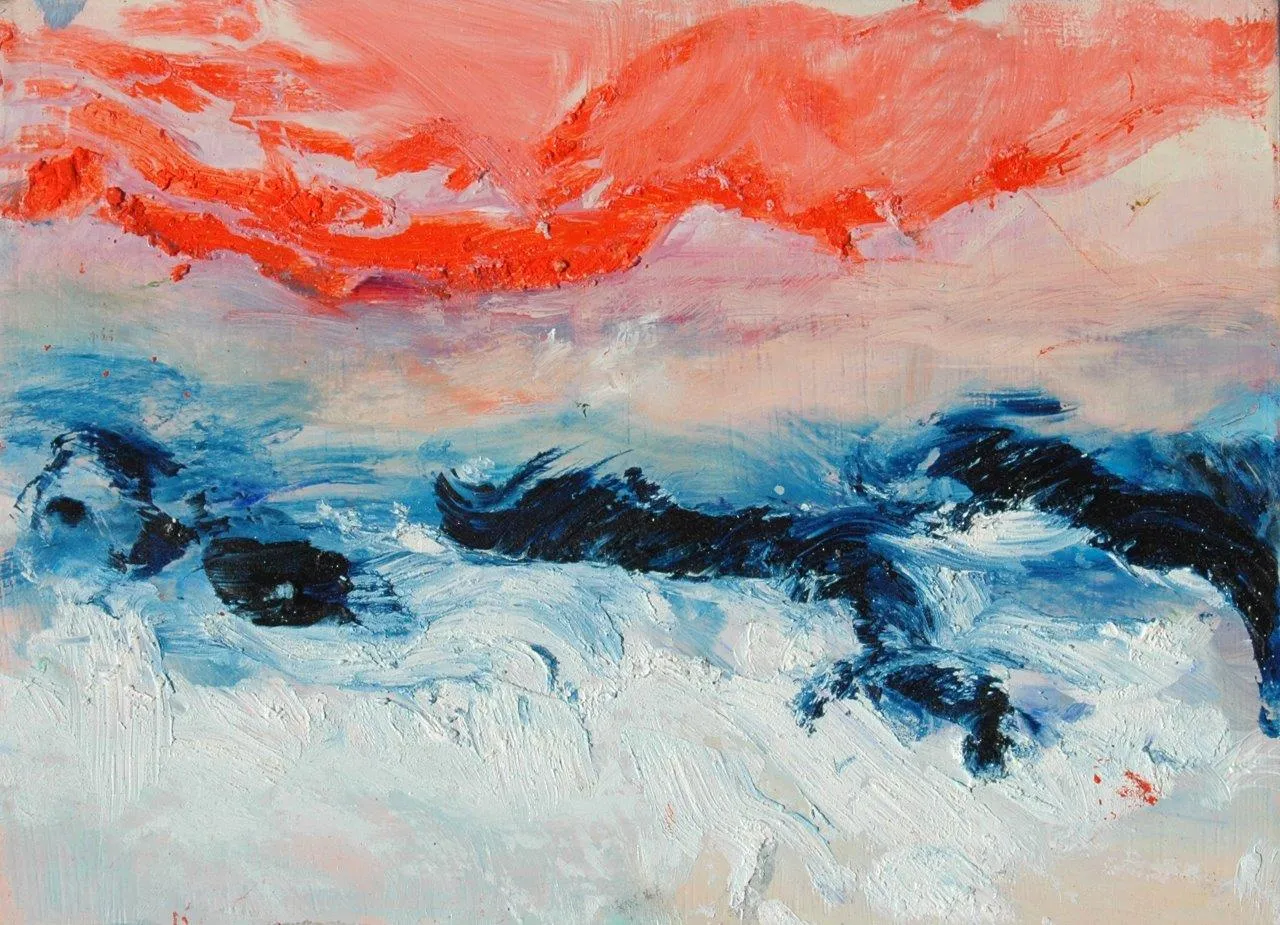 Vertigem marítima #1, Ana Sério, 2016, Oil on MDF