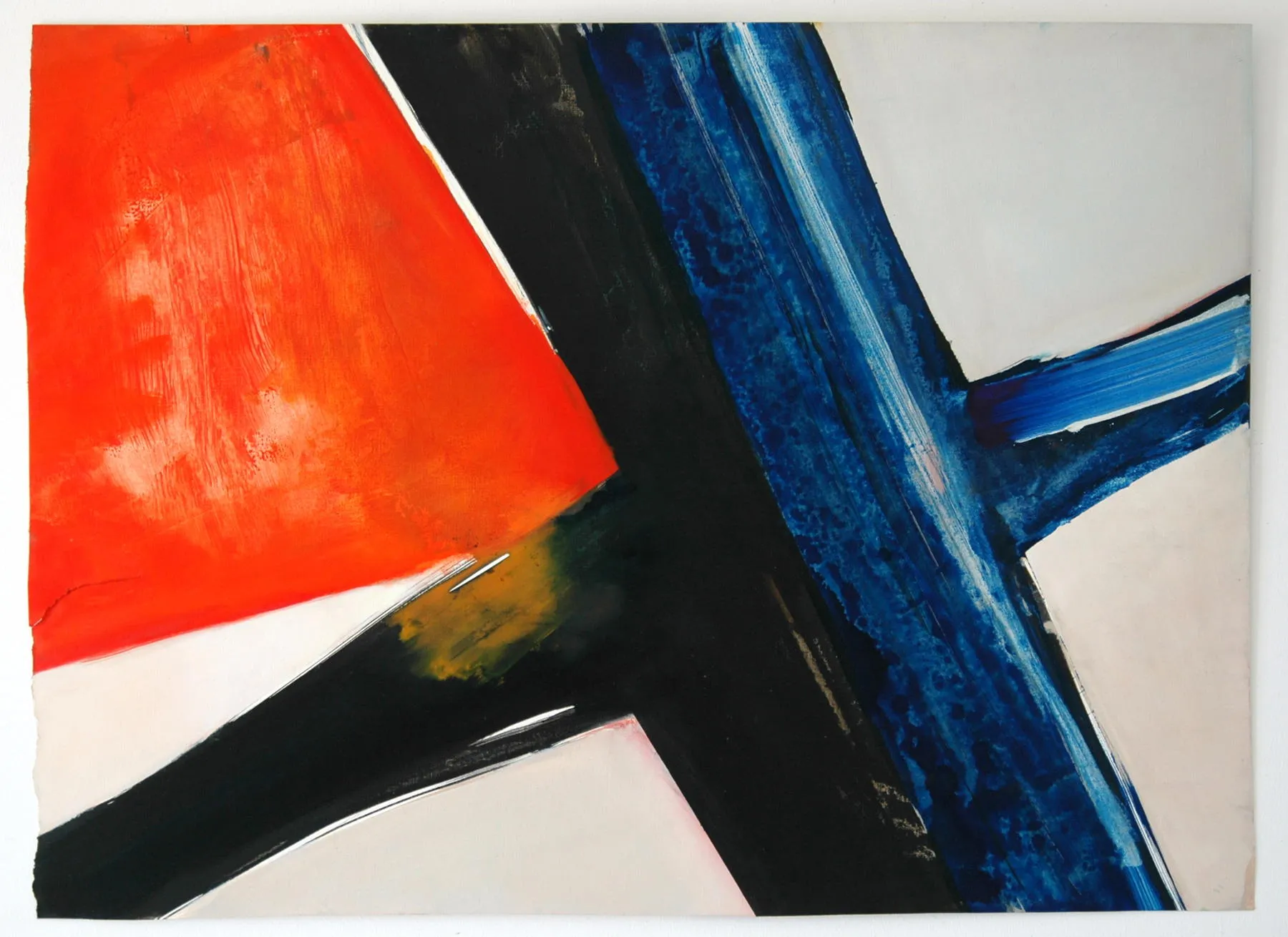 Cross-road, Ana Sério, 2012, Oil on paper