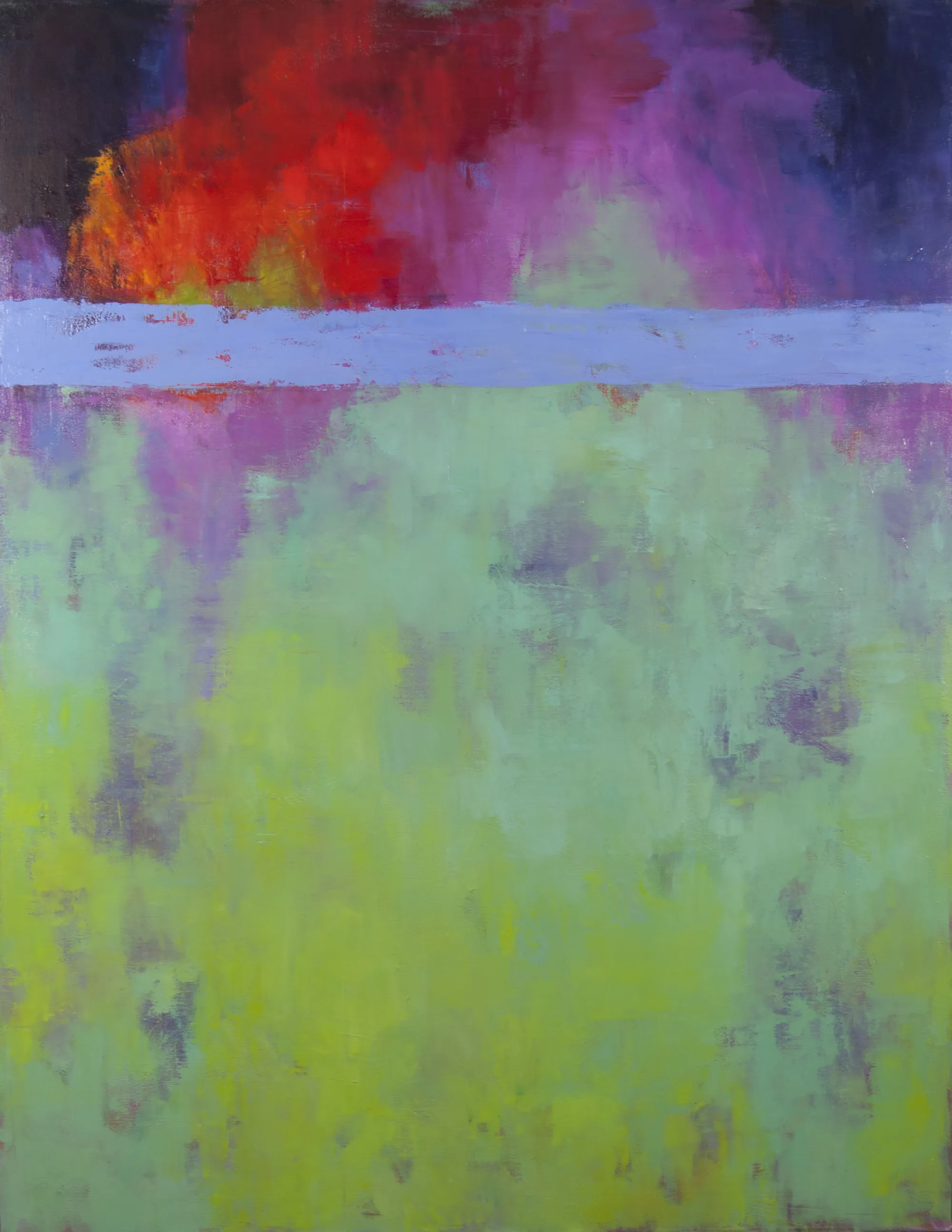 A.P.22-527 (Horizons I), Branislav Mihajlović, 2022, Oil on canvas