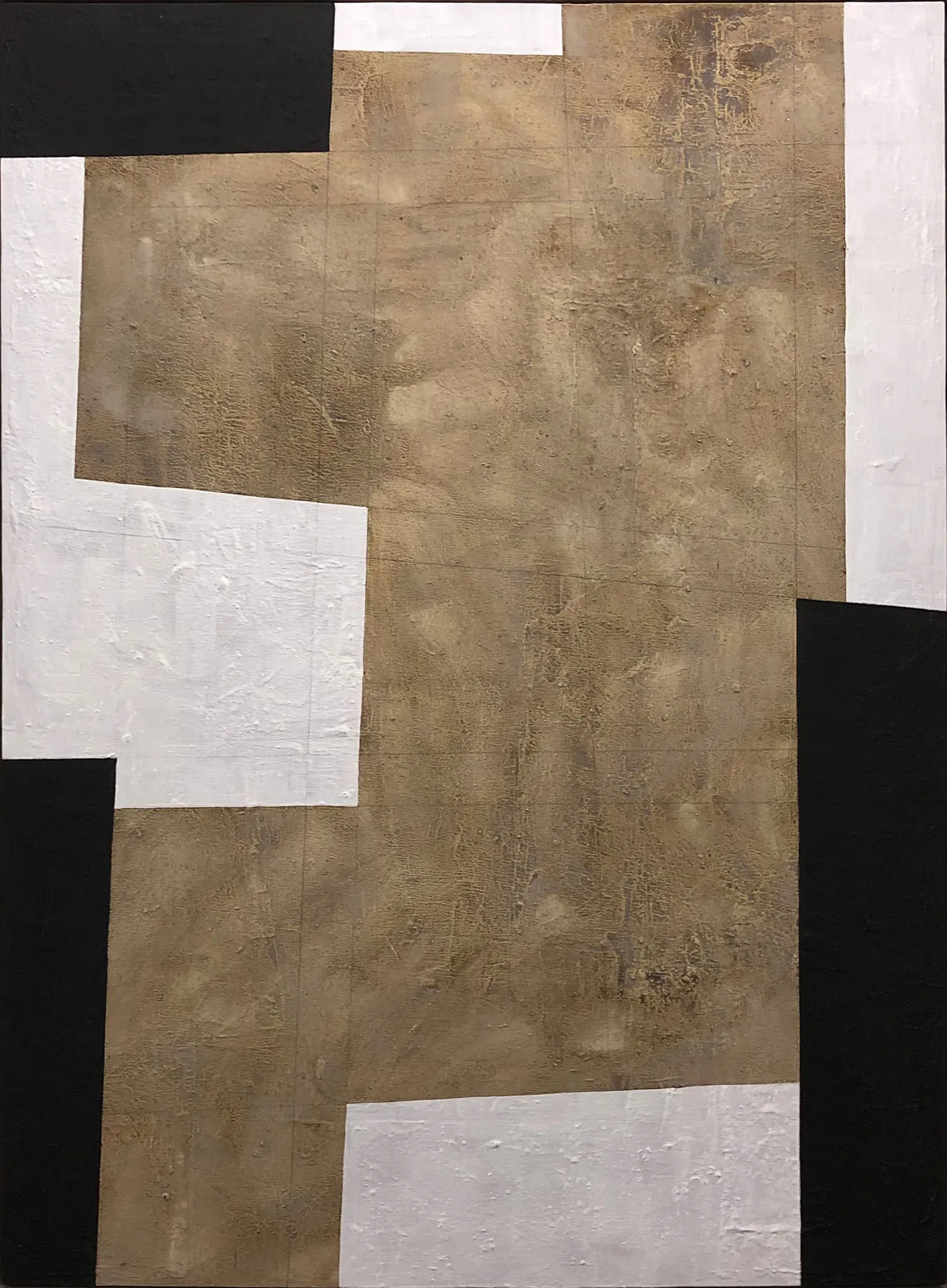 La Frontera de la Inquietud (262-10), Gustavo Mendez-Lizka, 2022, Mixed media on wood