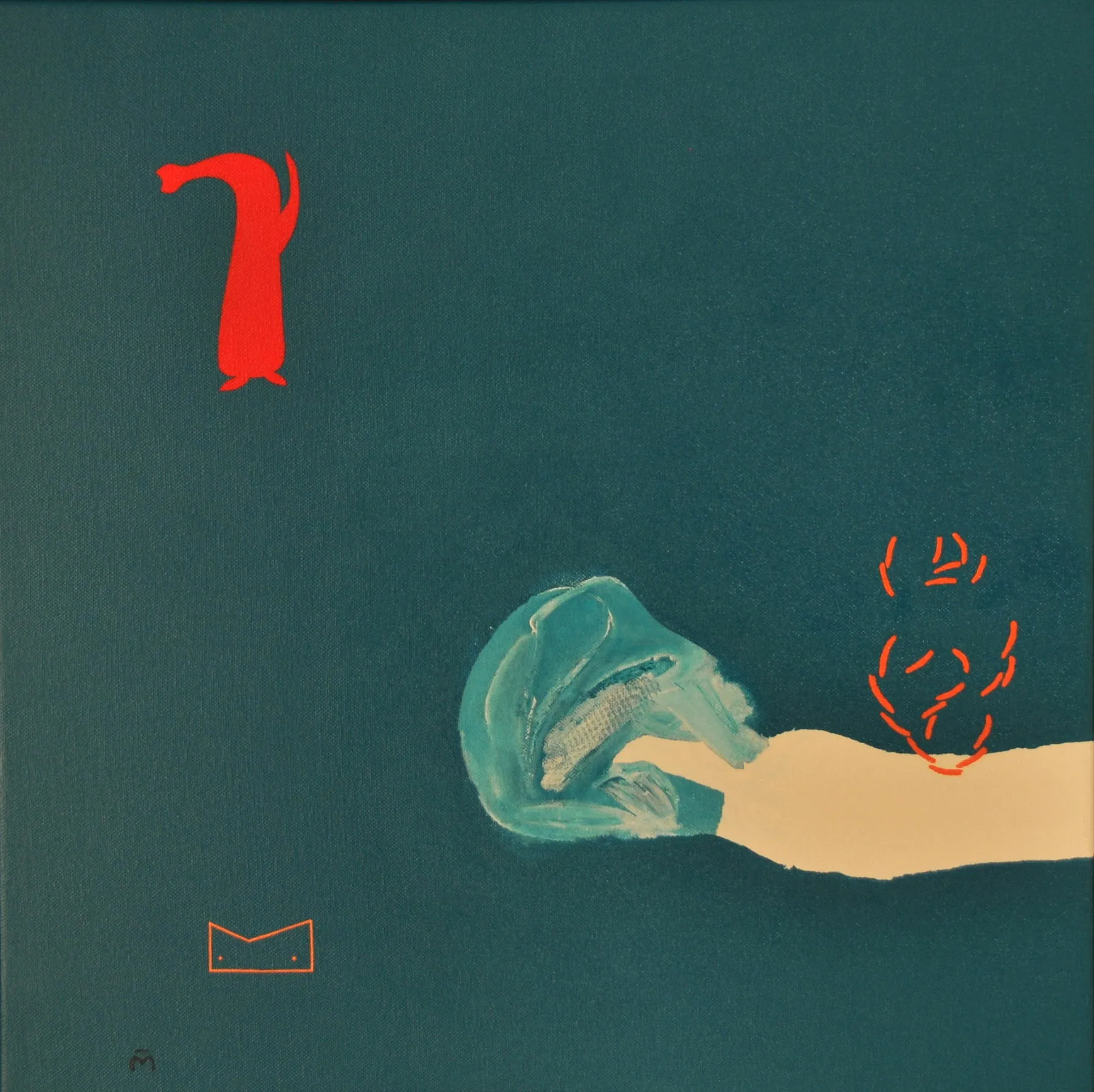 canção lenta para Curtis Fuller, Fala Mariam, 2007, Acrylic on canvas