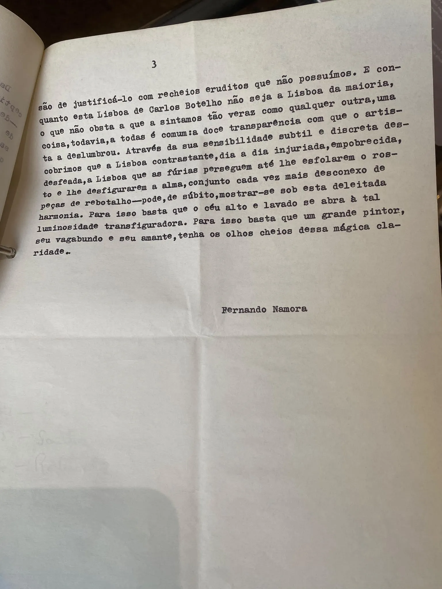 Carlos Botelho: um regresso à São Mamede