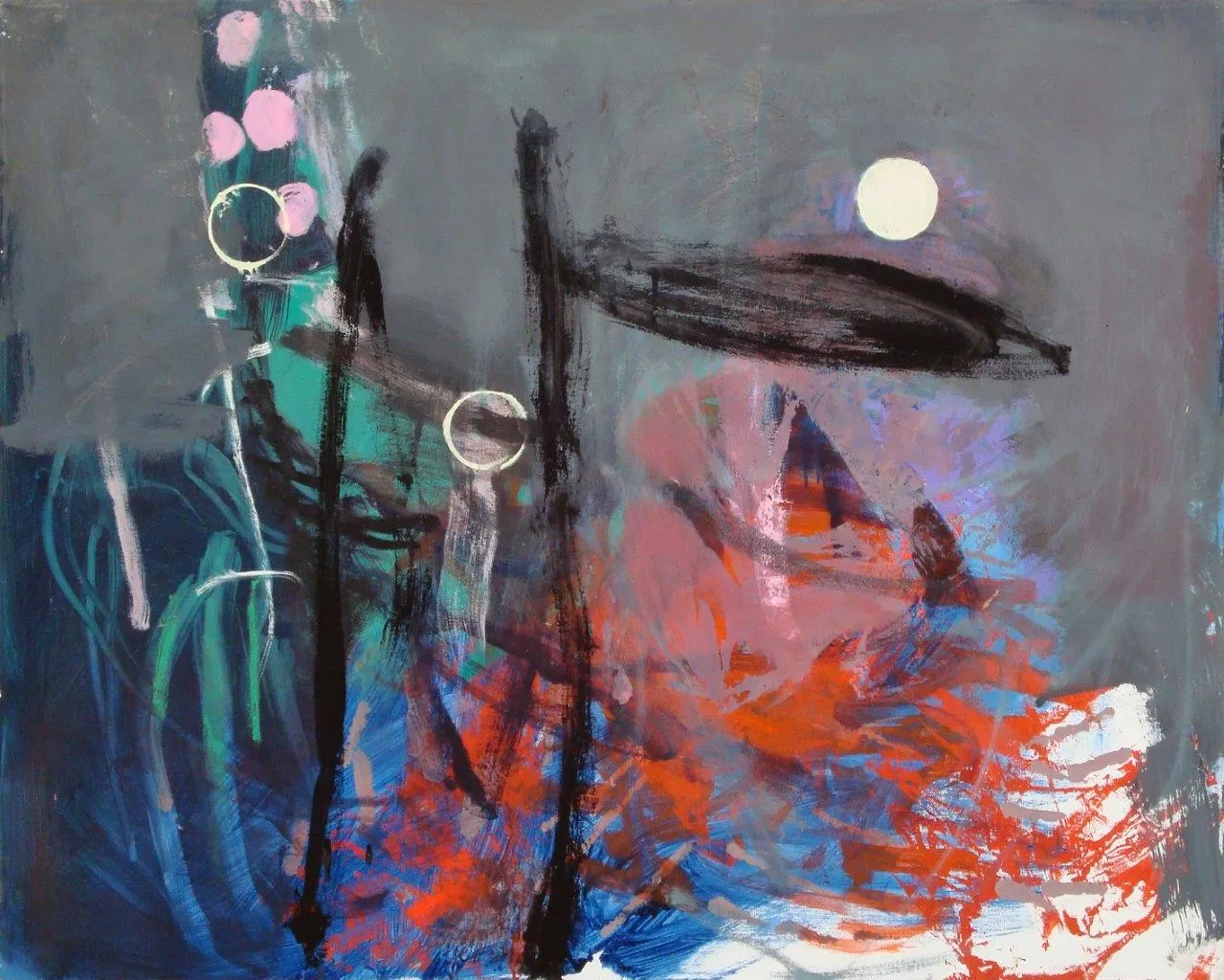 Mystery Park, Deolinda Fonseca, 2014, Oil on canvas