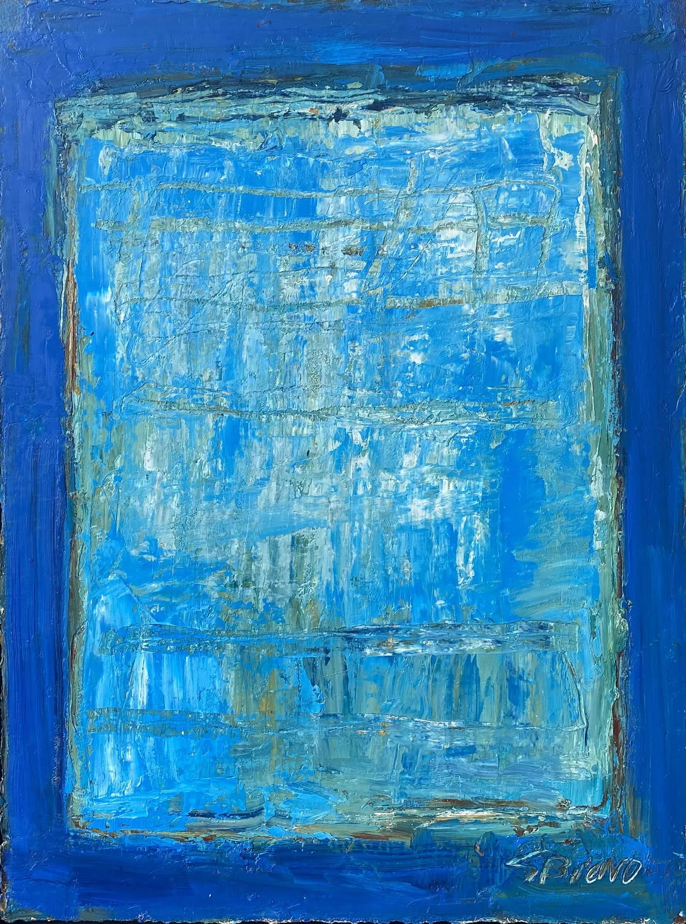 Untitled (249-18), González Bravo, 2022, Oil on cardboard