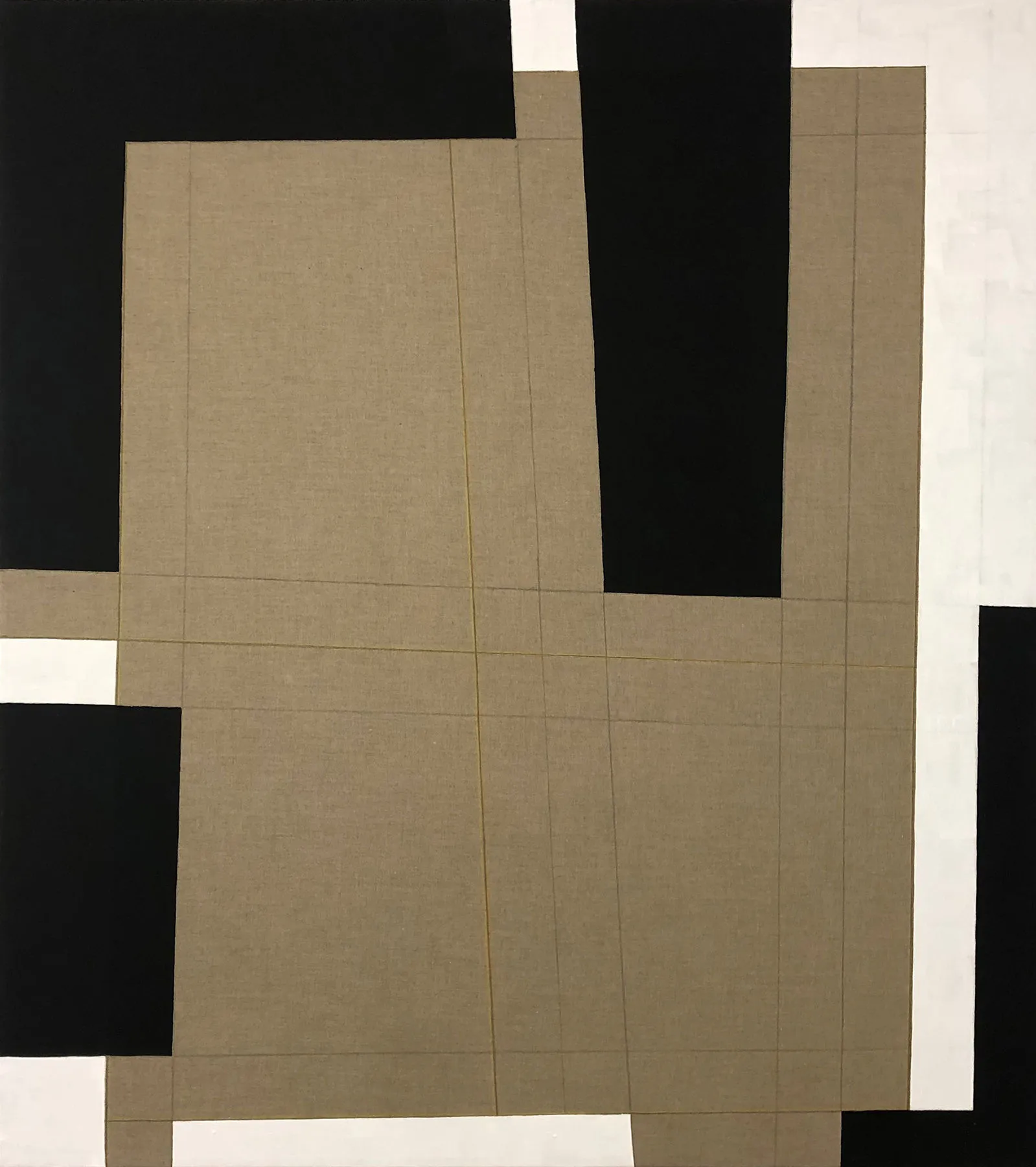 La Frontera de la Inquietud (262-03), Gustavo Mendez-Lizka, 2022, Mixed media on canvas