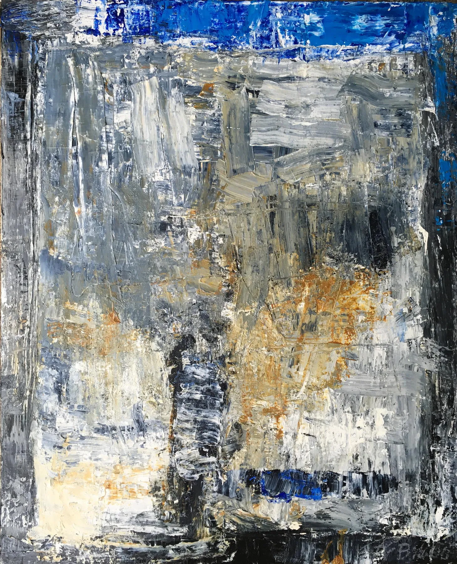 Untitled (162-16), González Bravo, 2015, Oil on canvas