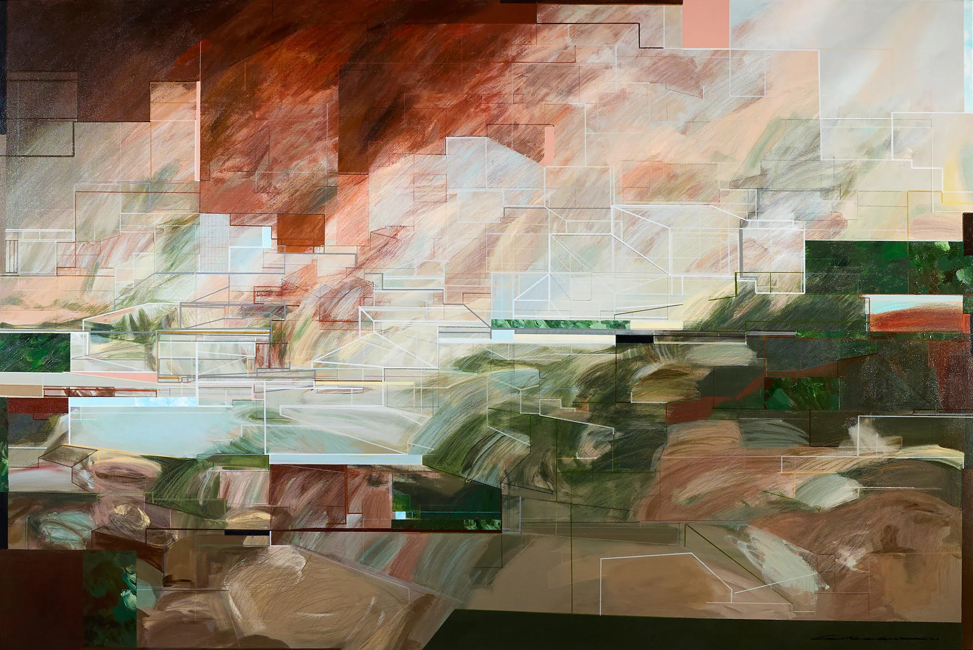 Deep Truth #05, Susana Chasse, 2026, Mixed media on canvas