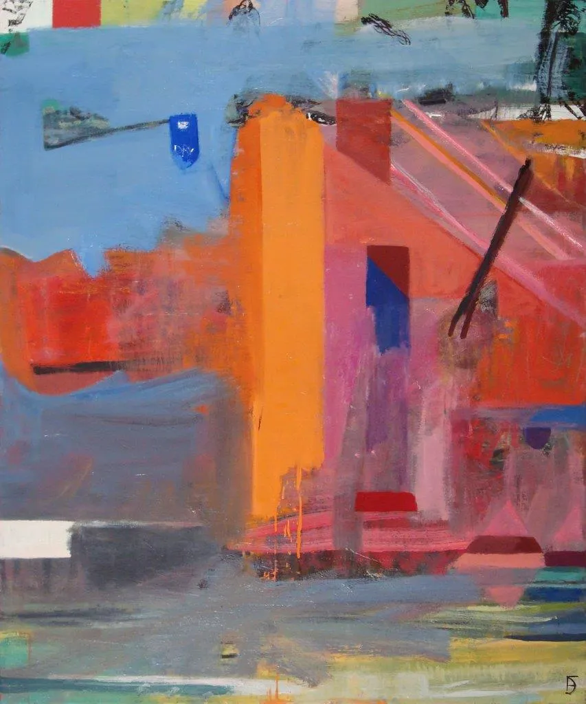 Gamma Ray Gateway, Deolinda Fonseca, 2014, Oil on canvas