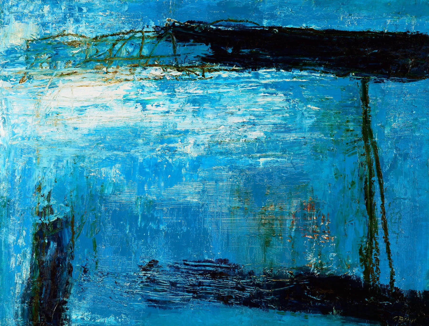 Untitled (283-03), González Bravo, 2023, Oil on canvas